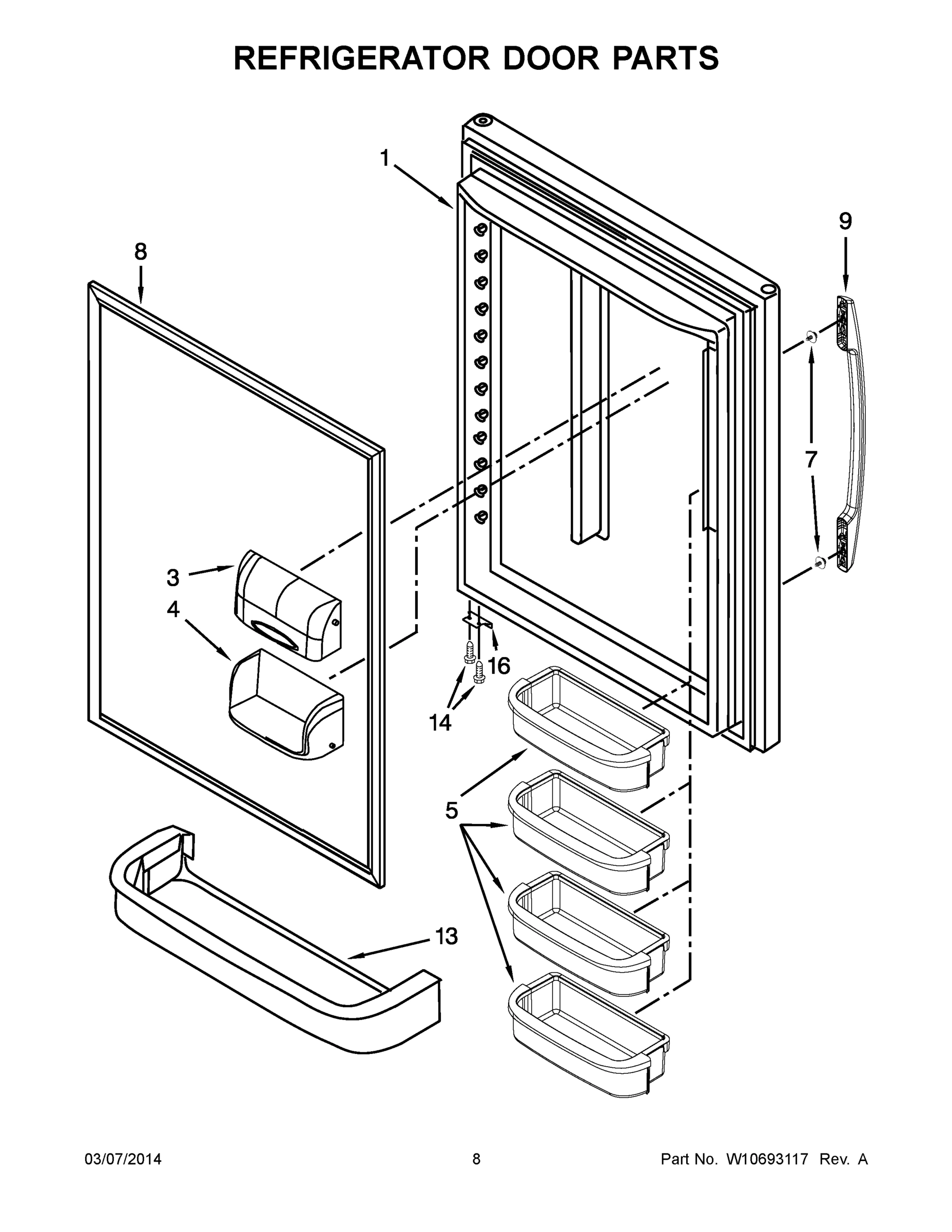 05 - REFRIGERATOR DOOR PARTS
