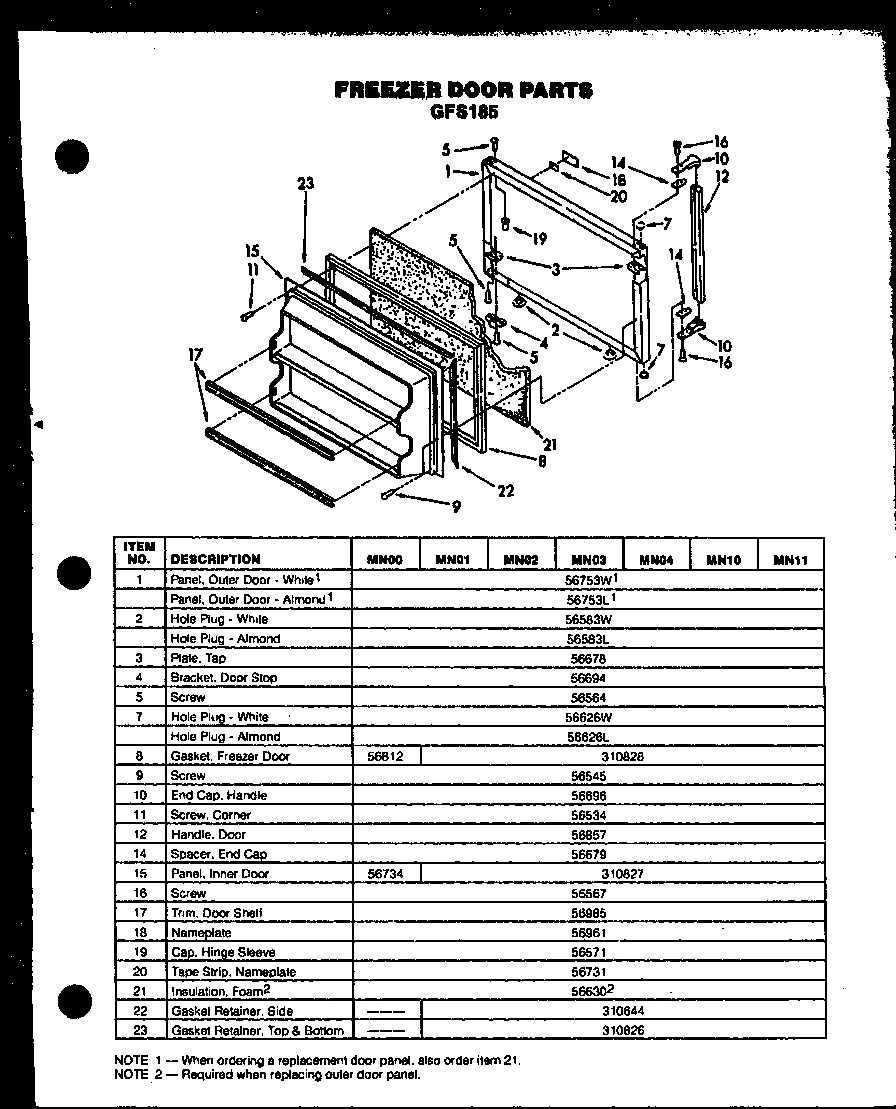 04 - FZ DOOR PARTS