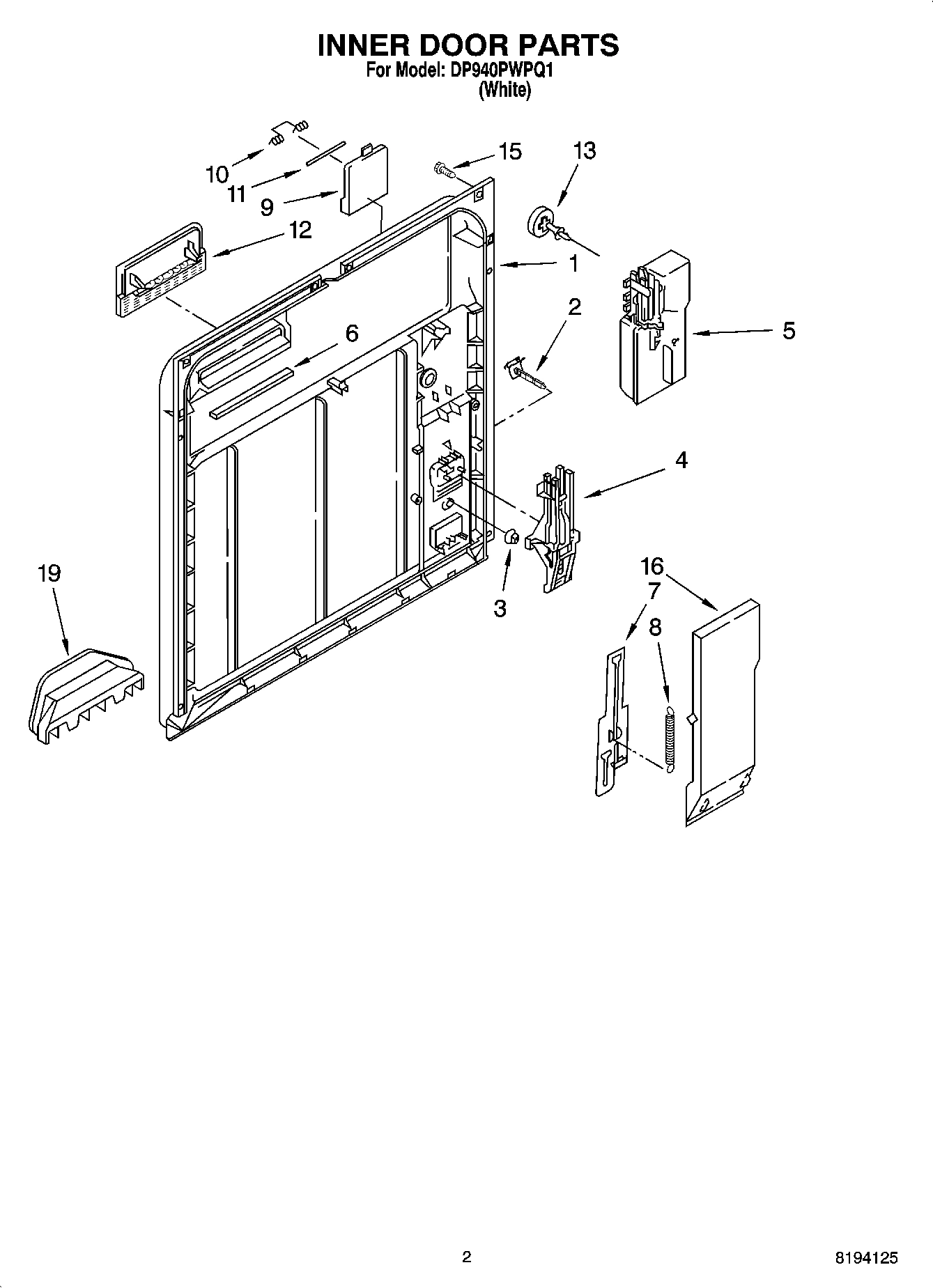 02 - INNER DOOR PARTS