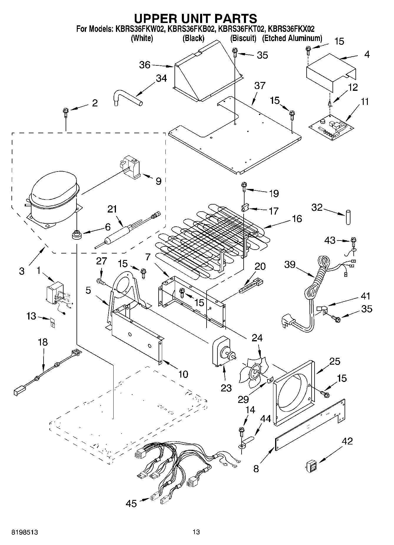 08 - UPPER UNIT PARTS