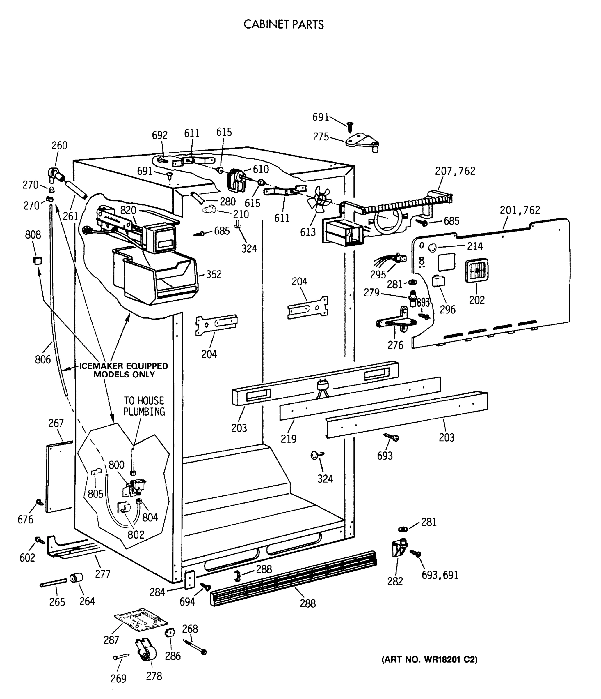 CABINET PARTS