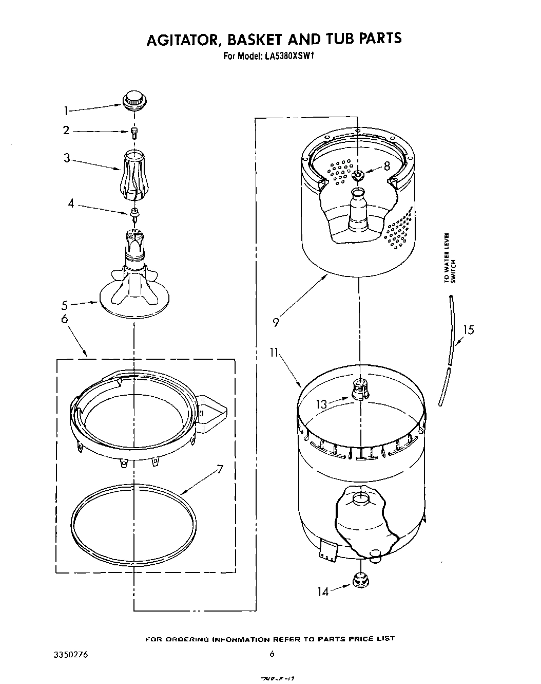 04 - AGITATOR, BASKET AND TUB