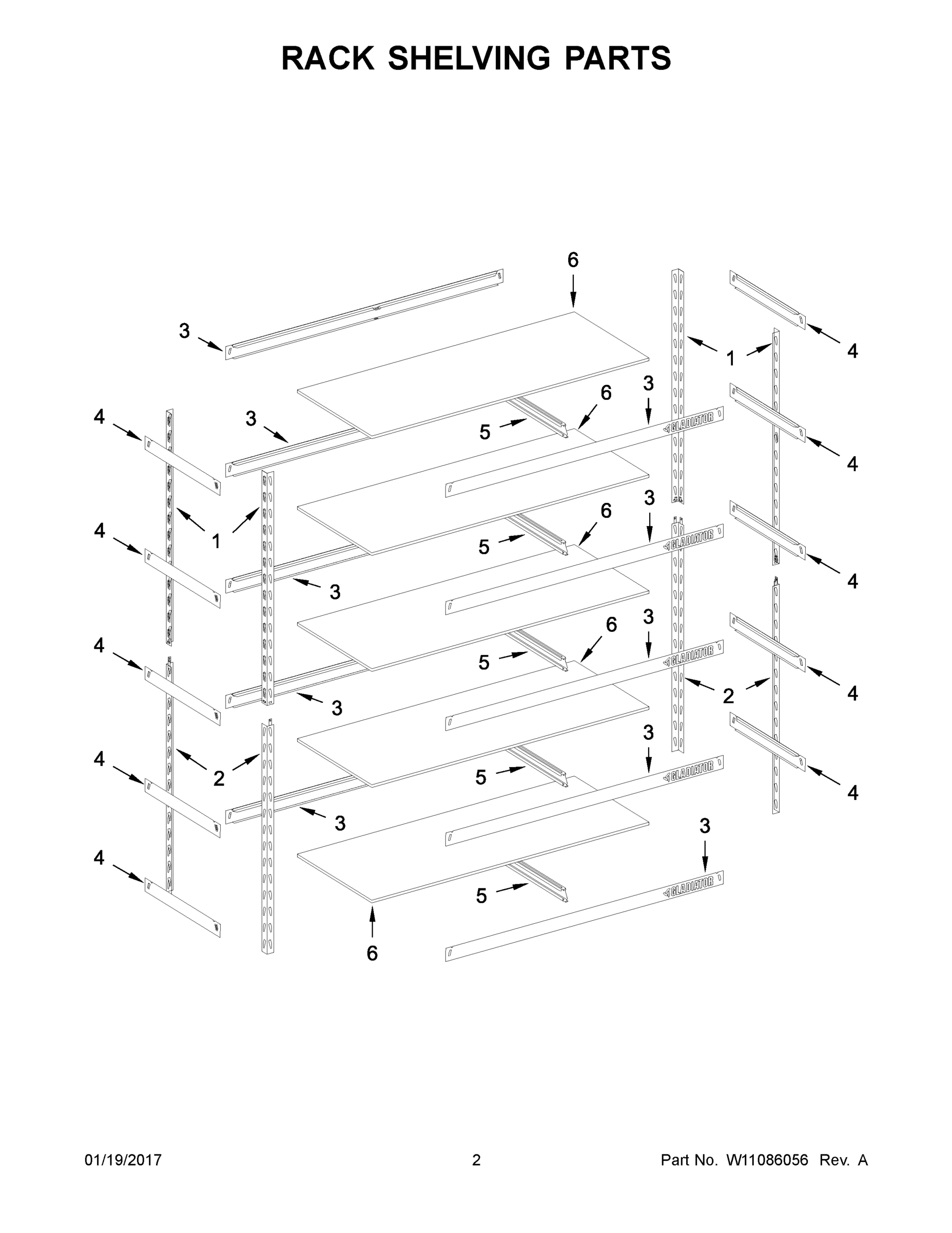 02 - RACK SHELVING PARTS