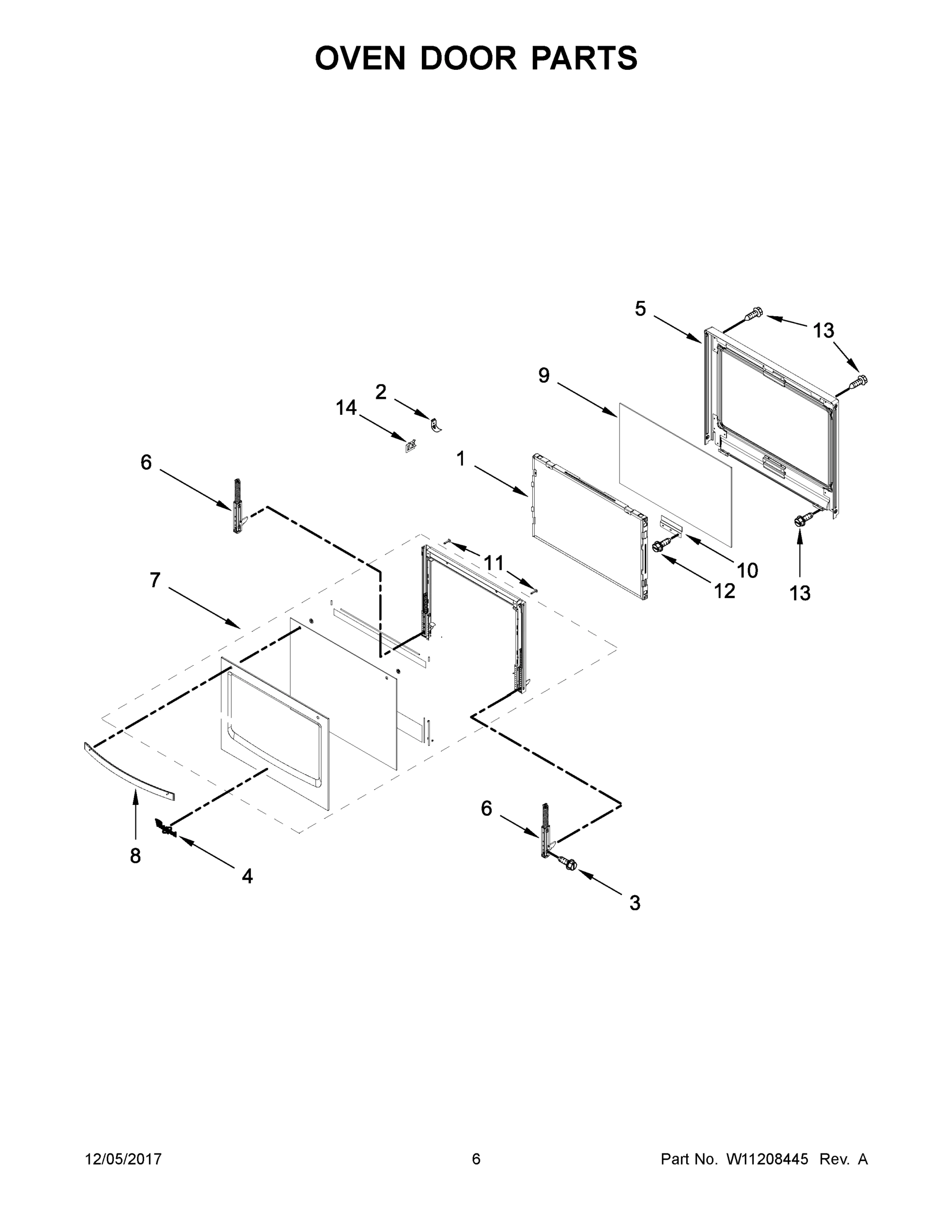 04 - OVEN DOOR PARTS