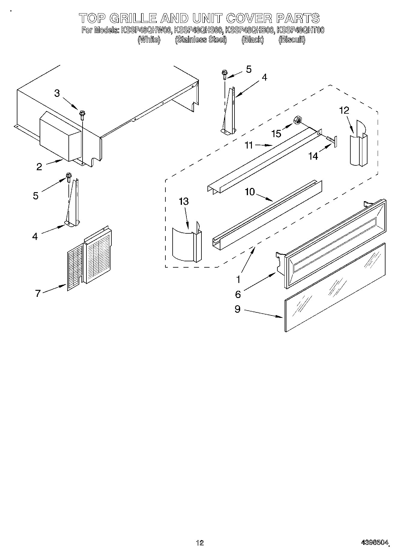 09 - TOP GRILLE AND UNIT COVER