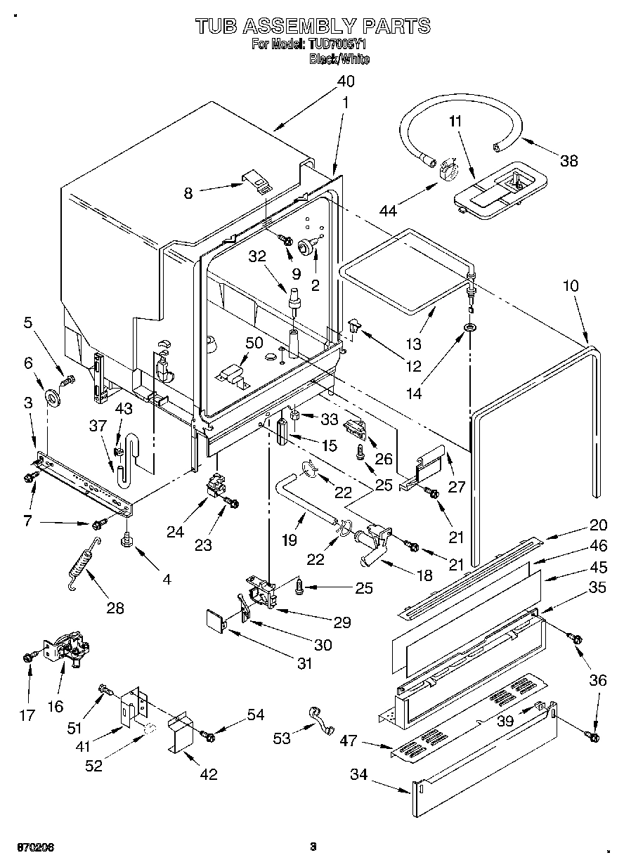 03 - TUB ASSEMBLY