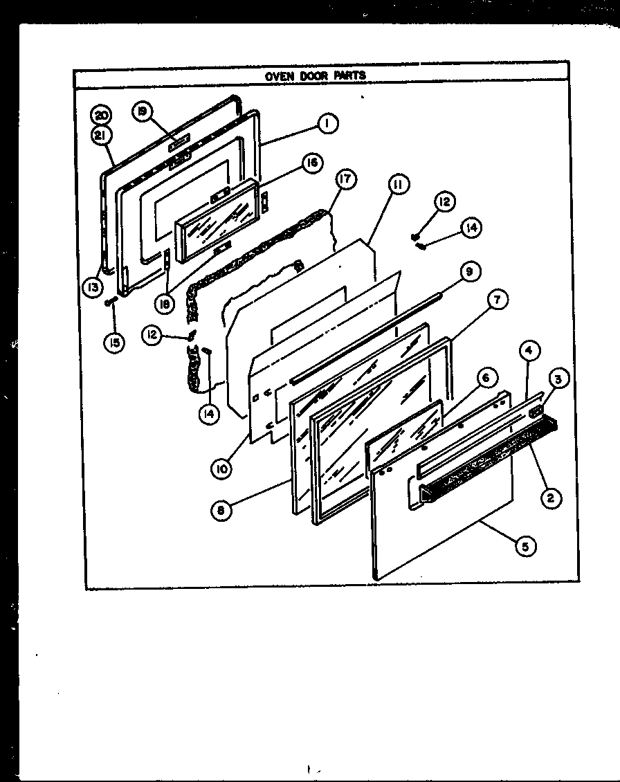 05 - OVEN DOOR PARTS
