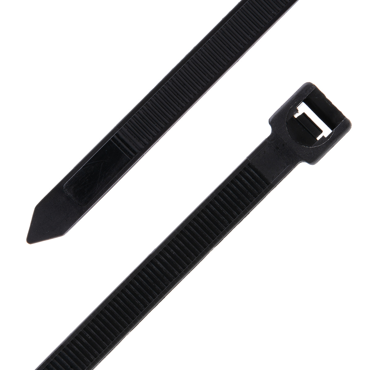 24”, Black Super Heavy-Duty 175lb Cable Ties, 50 Pack - NSI Industries