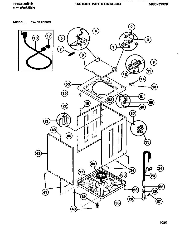 02 - CABINET, TOP PANEL, BASE