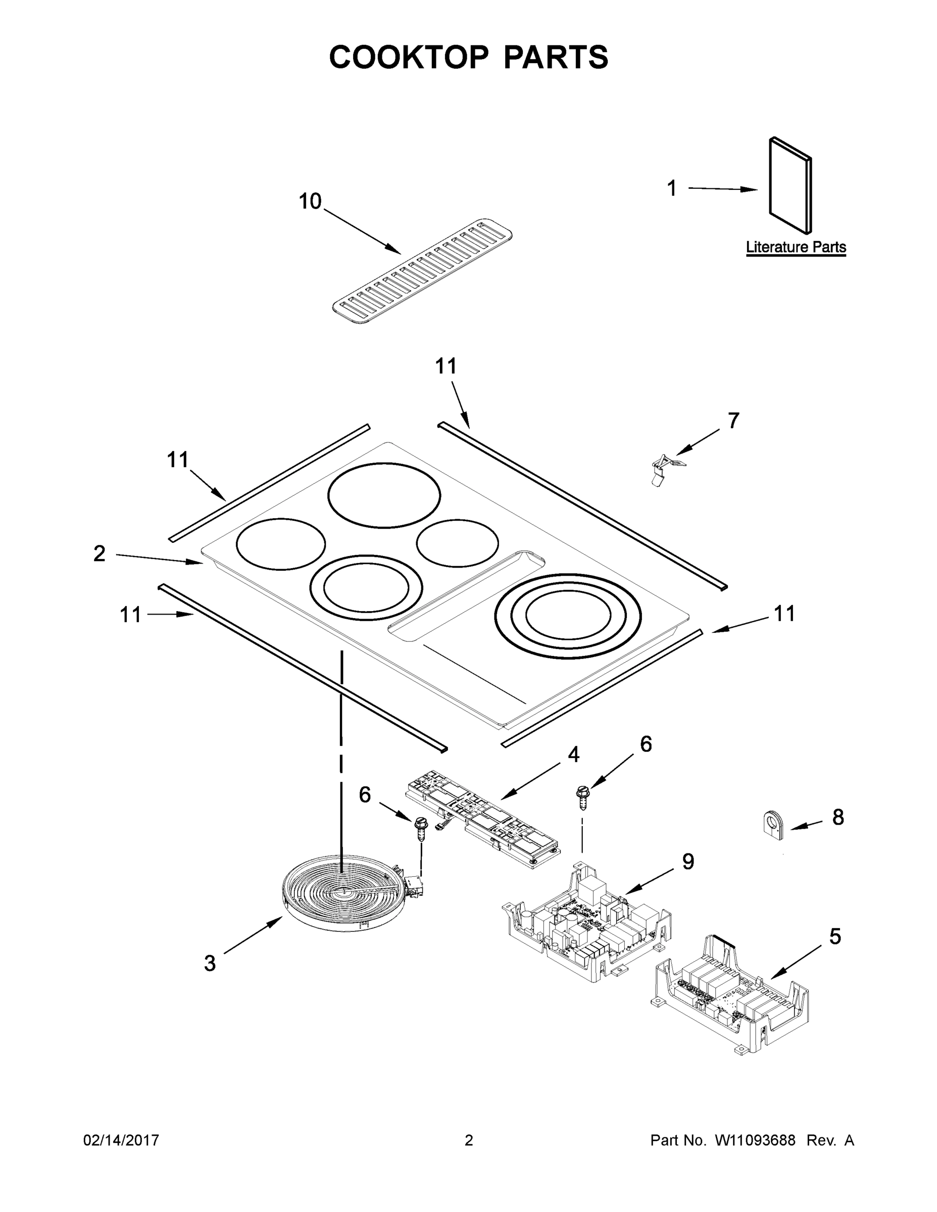 02 - COOKTOP PARTS