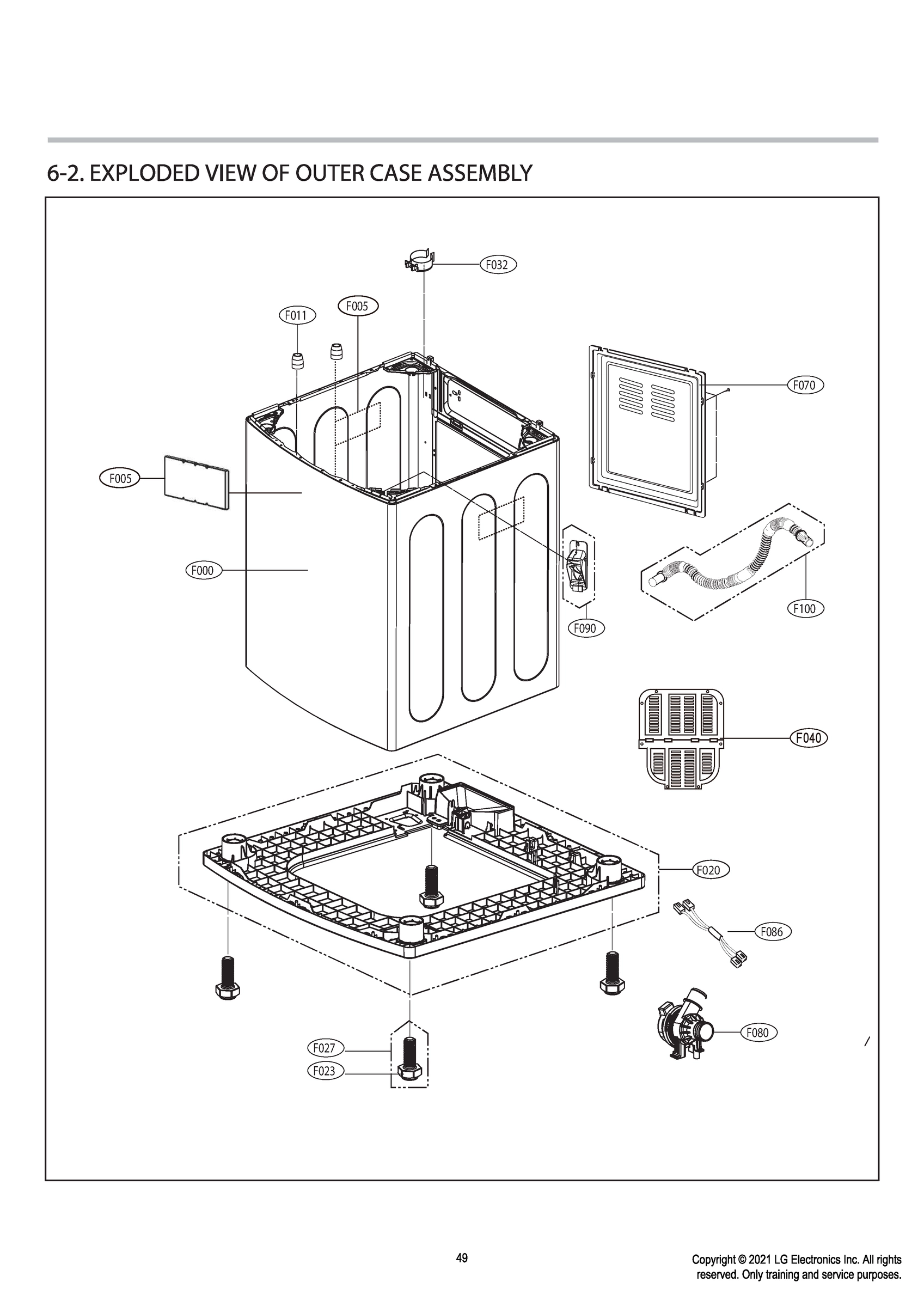 OUTER CASE ASSEMBLY