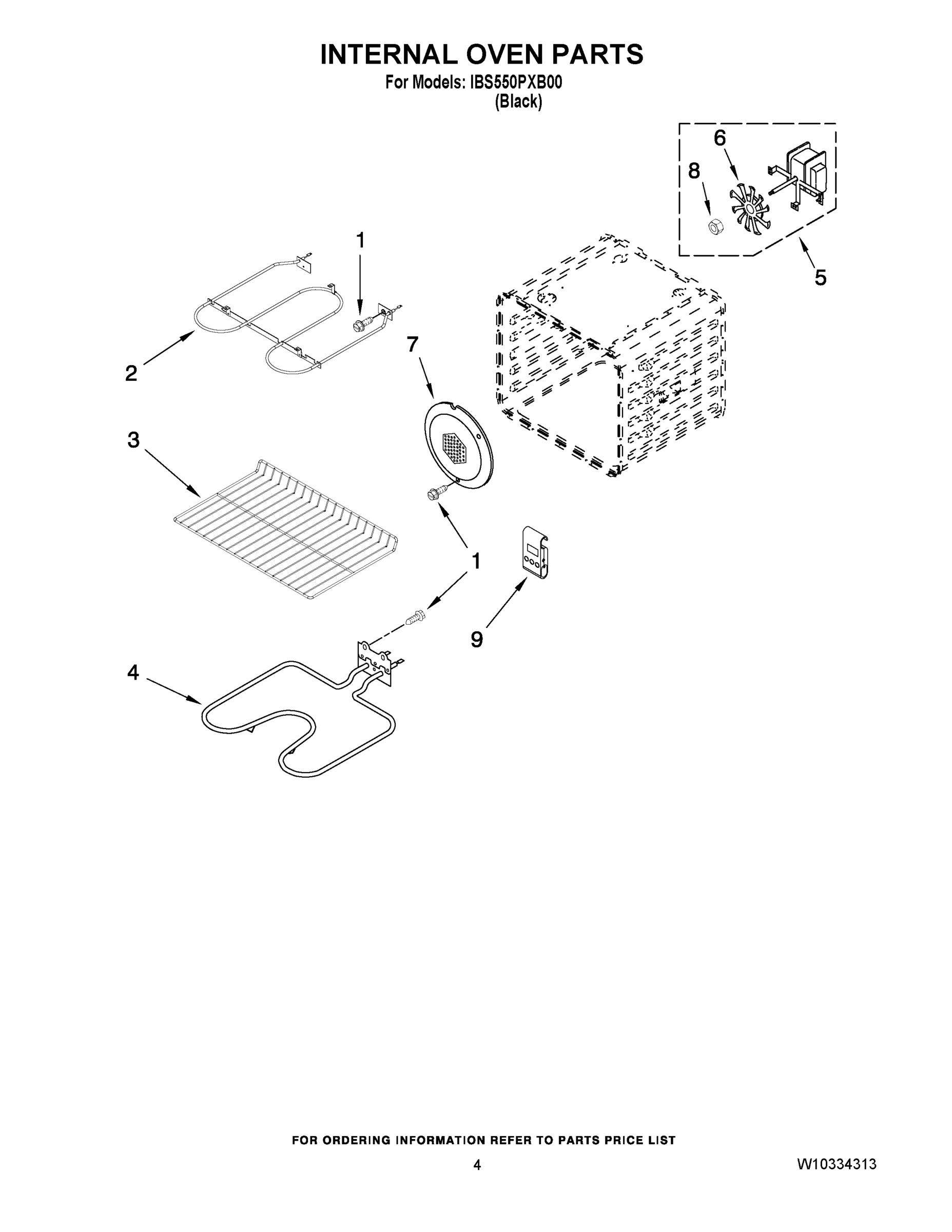 03 - INTERNAL OVEN PARTS
