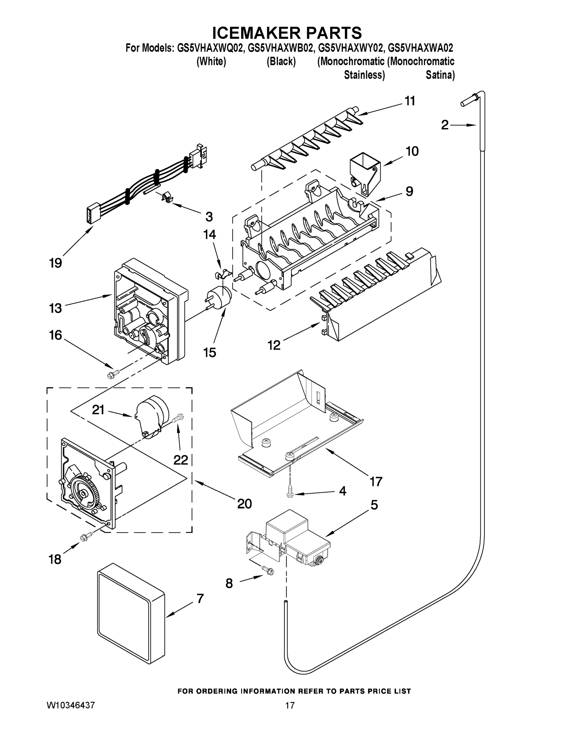 10 - ICEMAKER PARTS