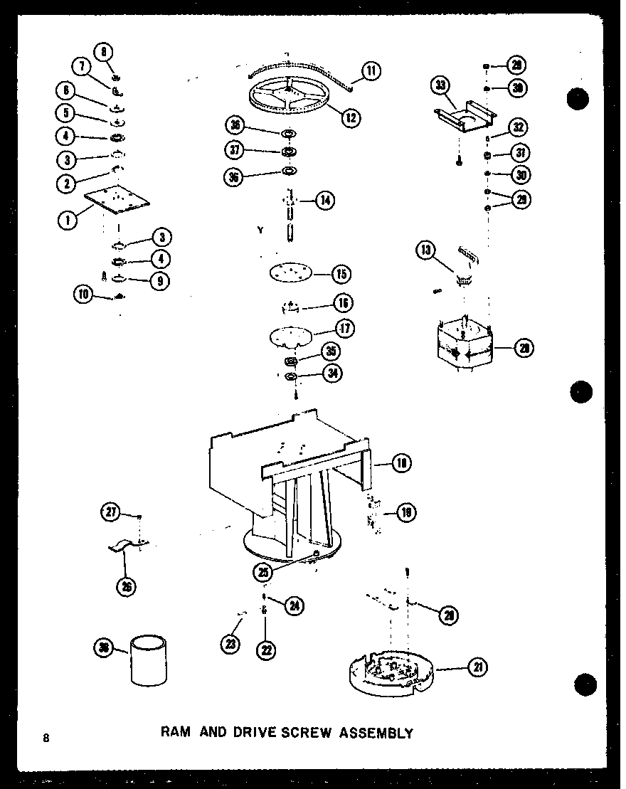 04 - RAM AND DRIVE SCREW ASSY