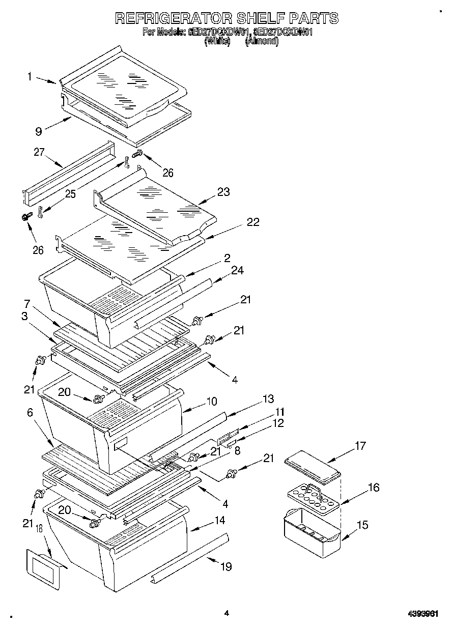 03 - REFRIGERATOR SHELF