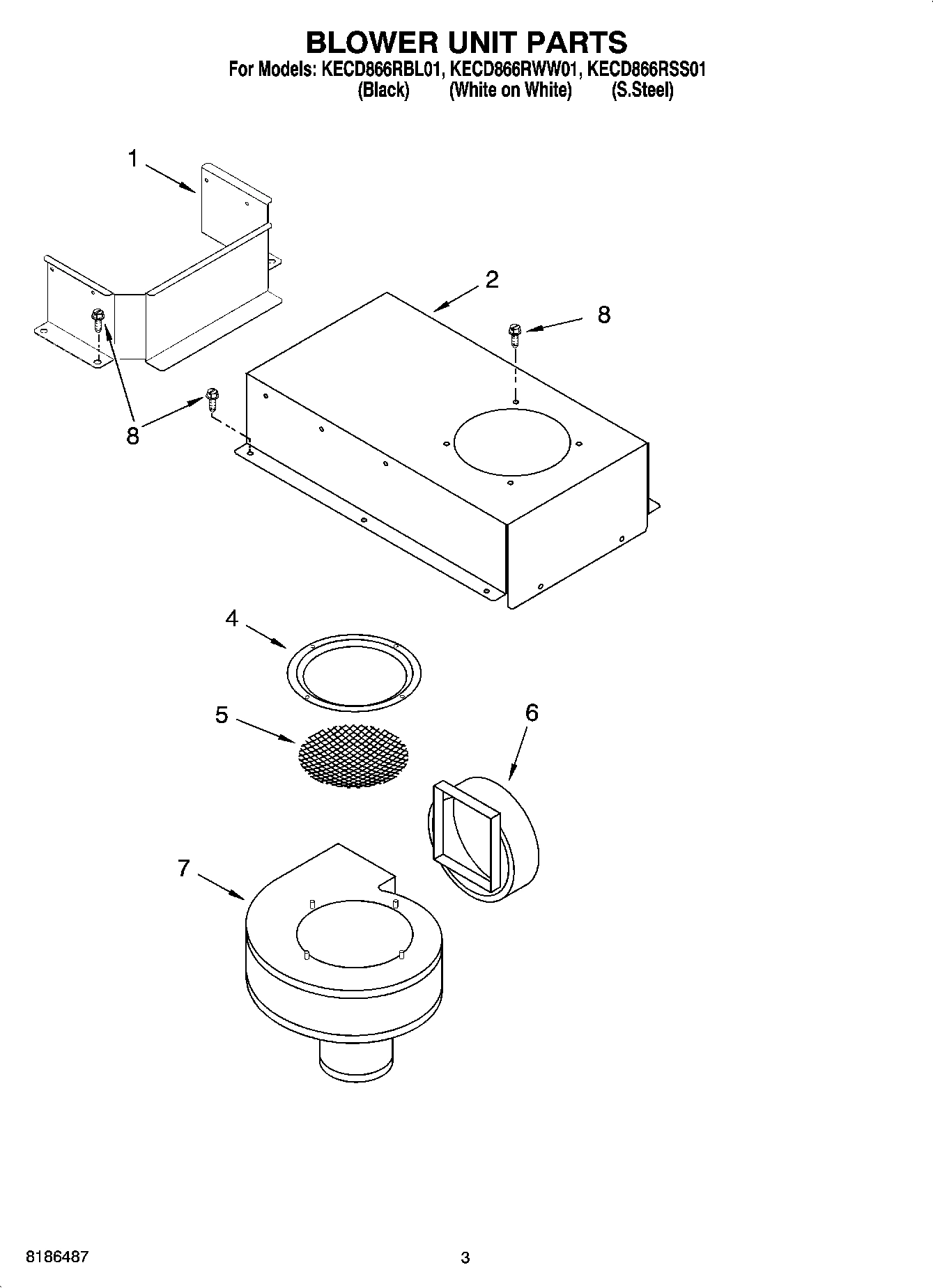02 - BLOWER UNIT PARTS, OPTIONAL PARTS