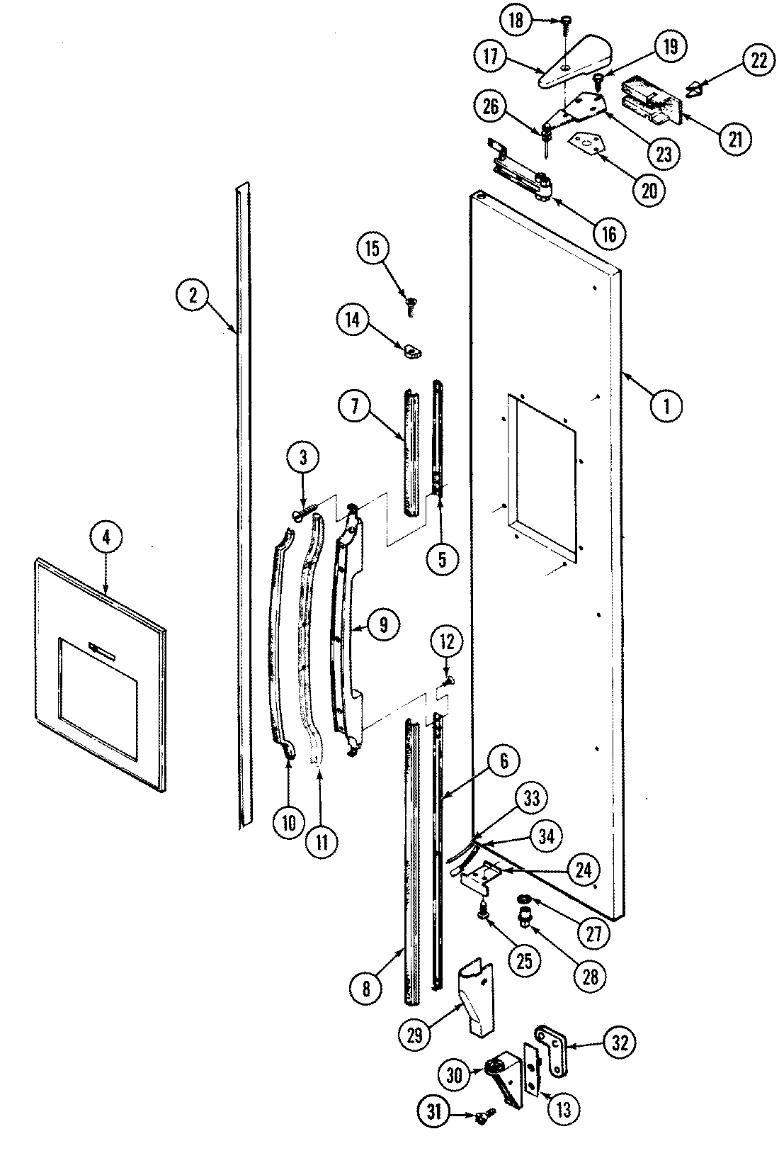 03 - FREEZER OUTER DOOR