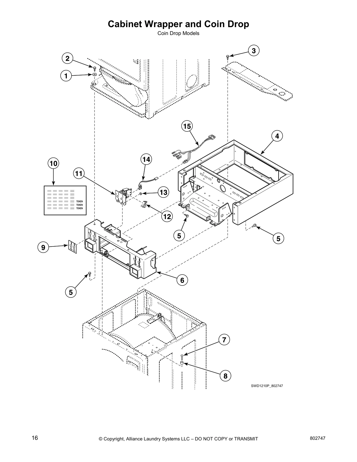 Cabinet Wrapper and Coin Drop