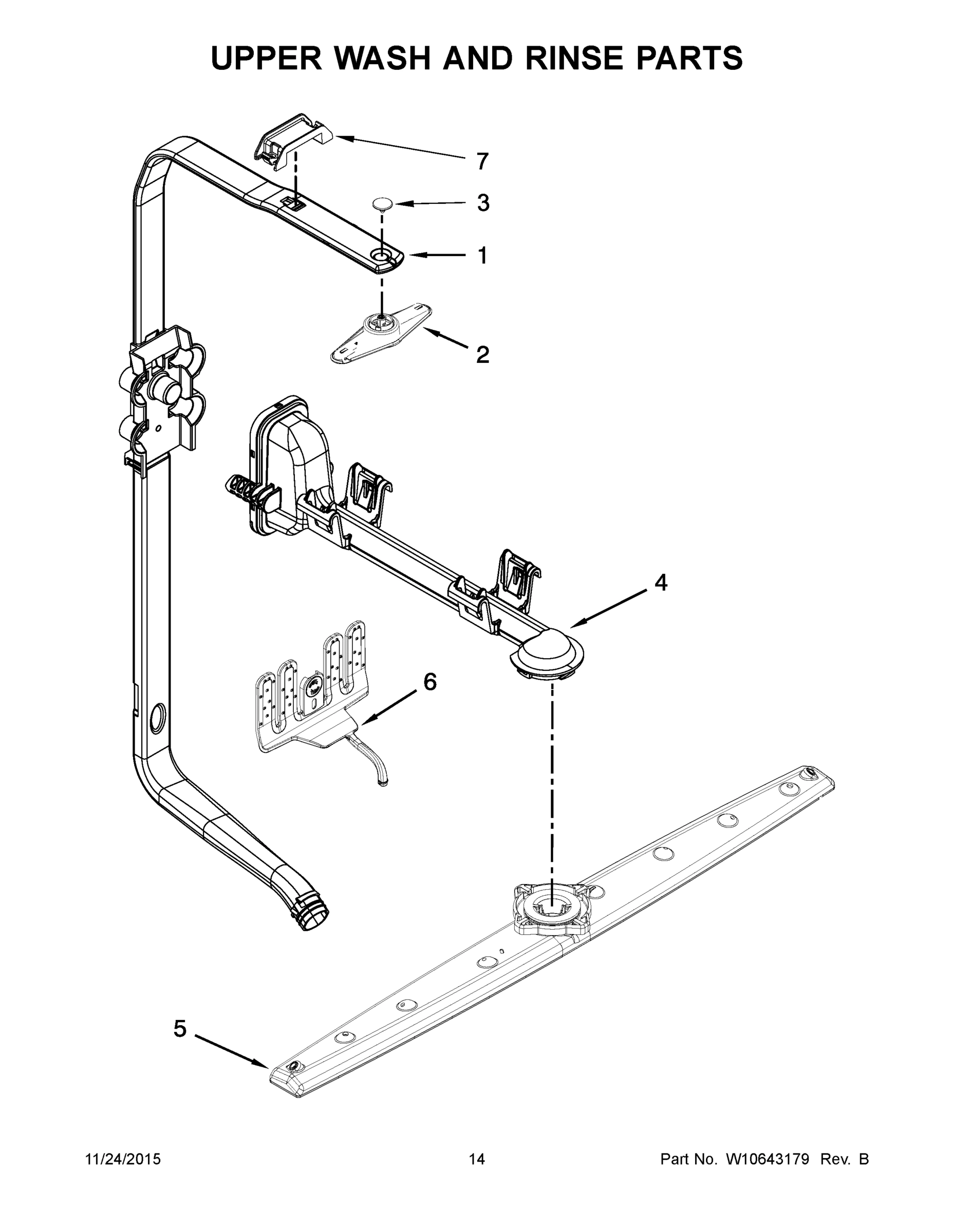 08 - UPPER WASH AND RINSE PARTS