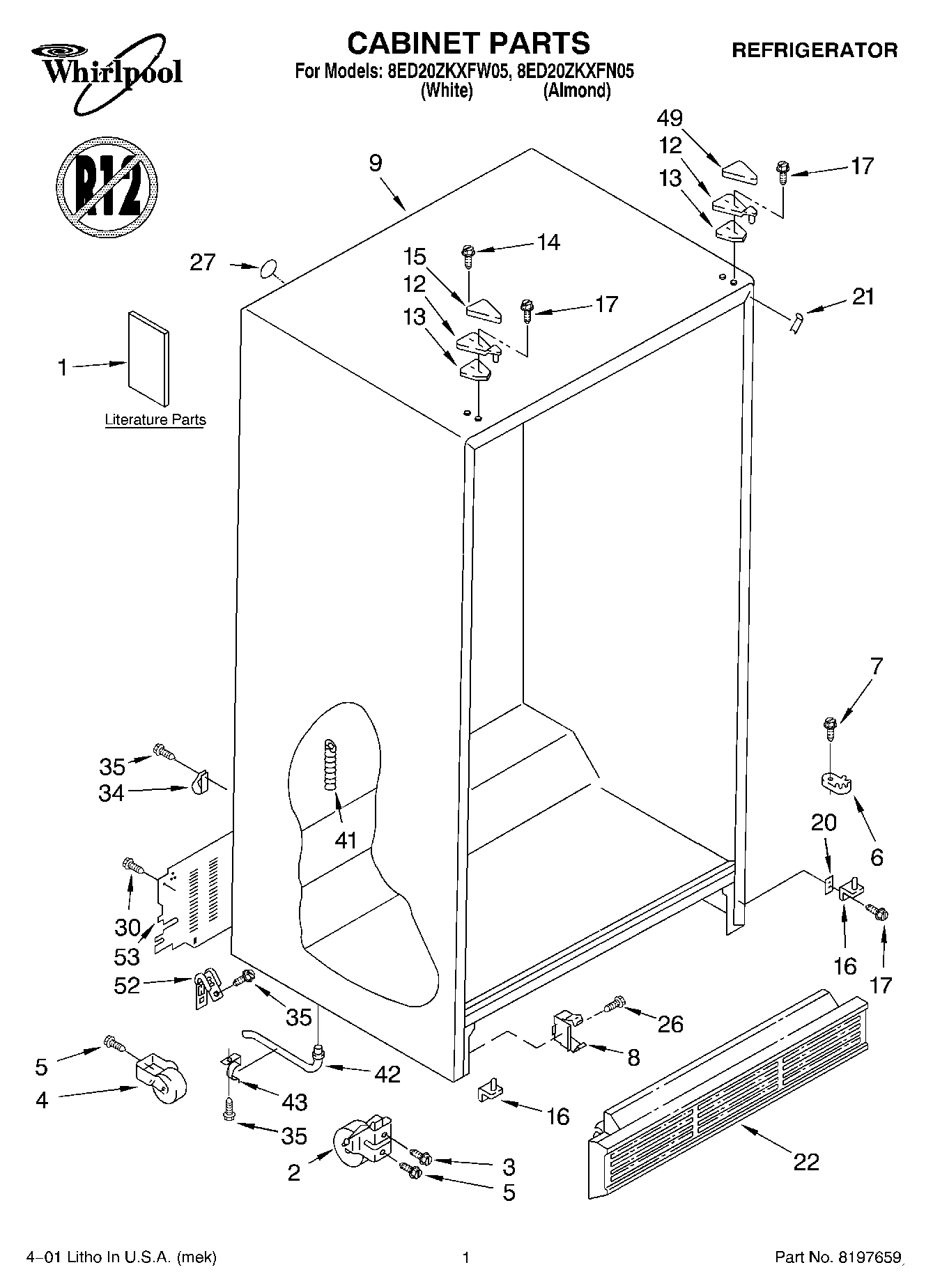 01 - CABINET, LITERATURE