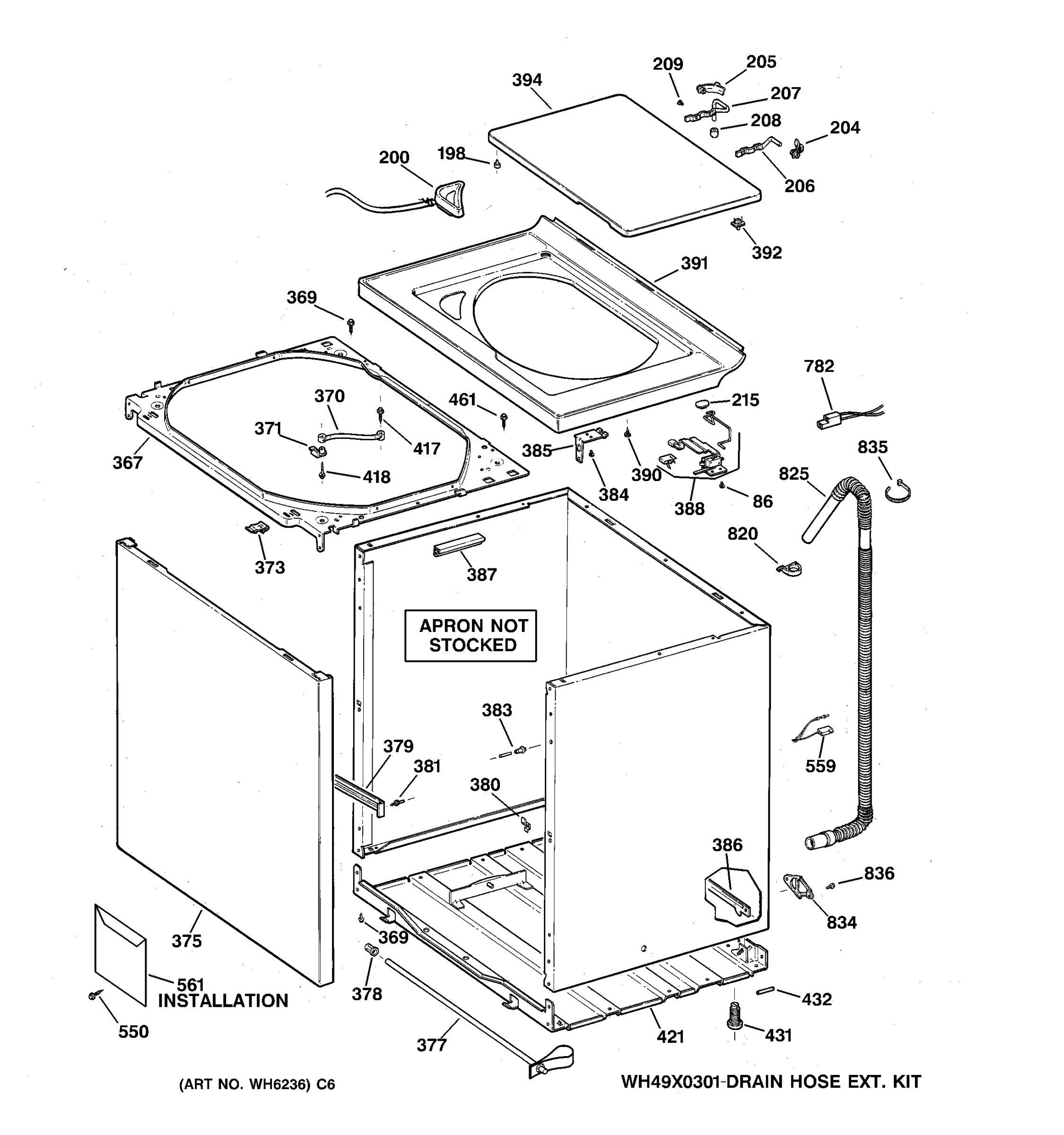 CABINET, COVER & FRONT PANEL