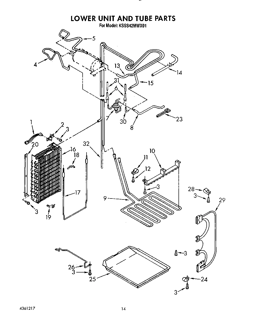 12 - LOWER UNIT AND TUBE