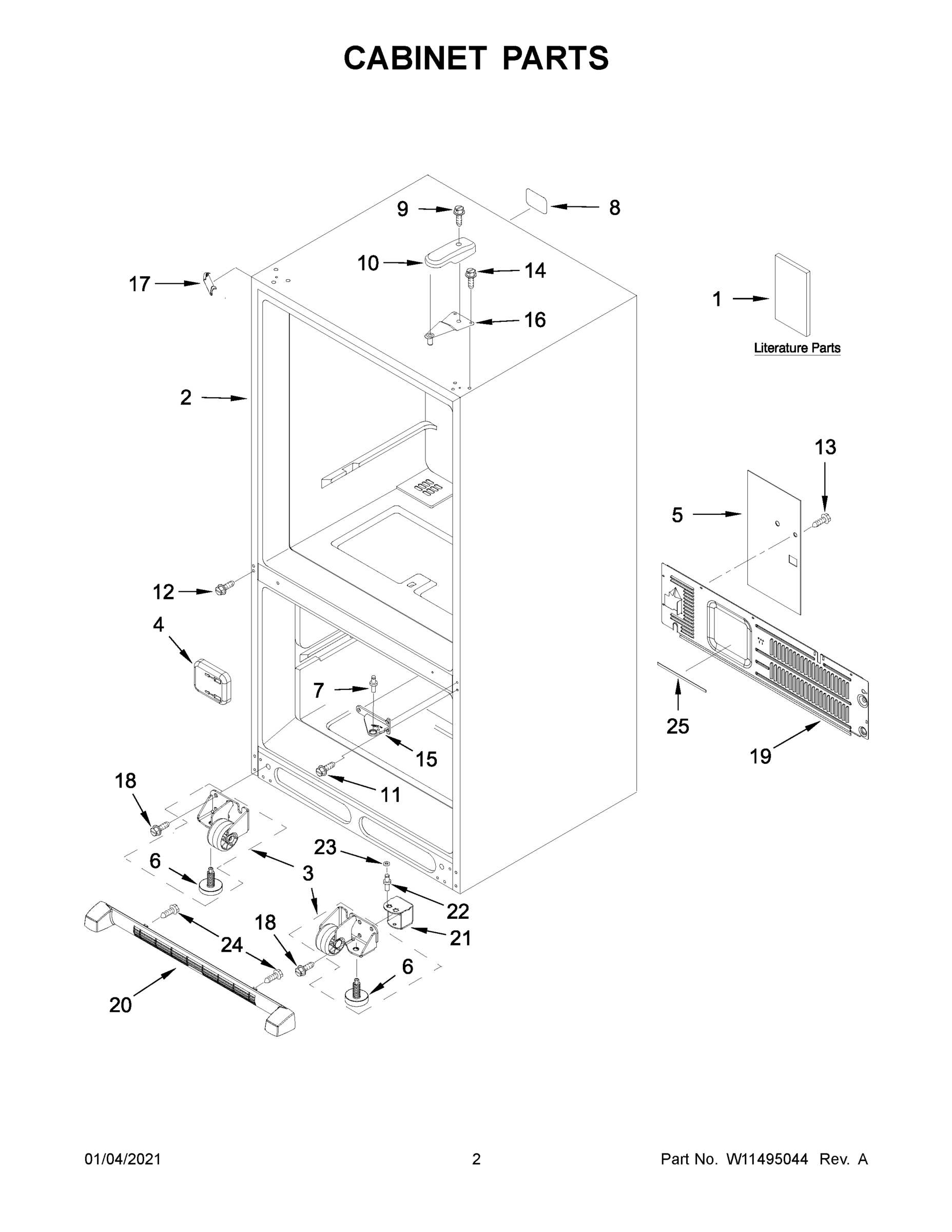 02 - CABINET PARTS