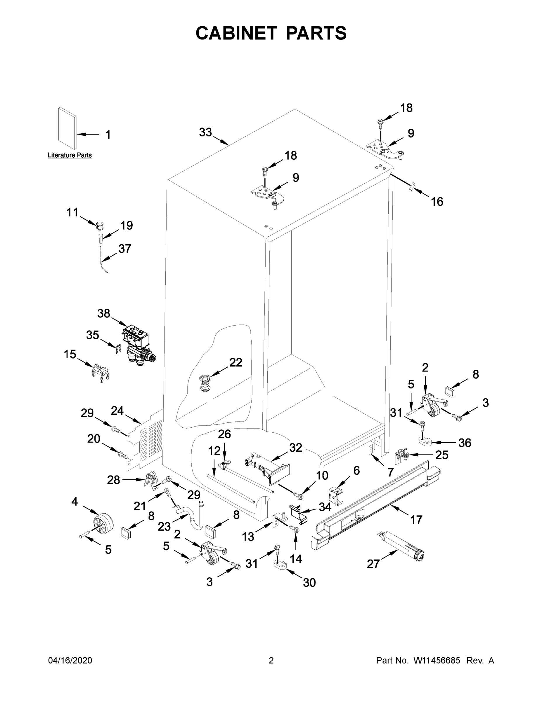 02 - CABINET PARTS