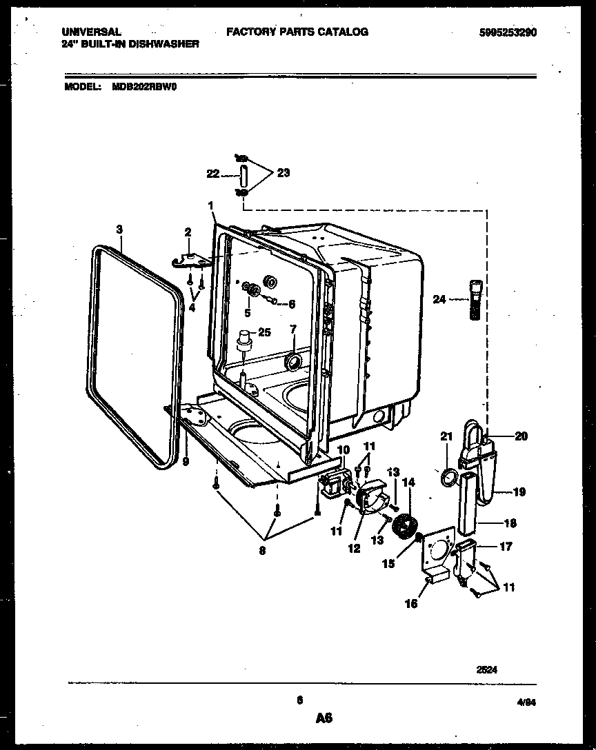 05 - TUB AND FRAME PARTS