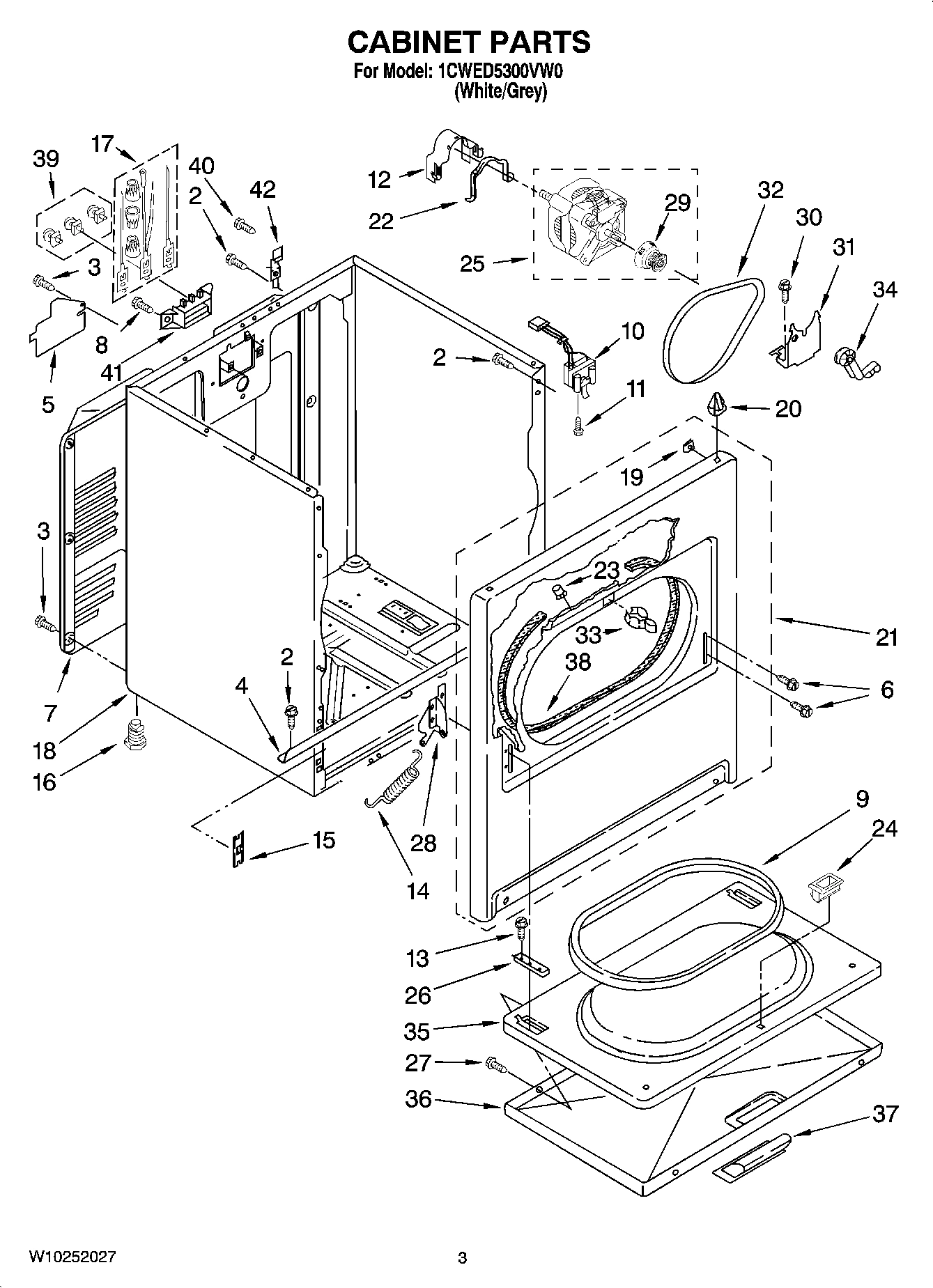 02 - CABINET PARTS