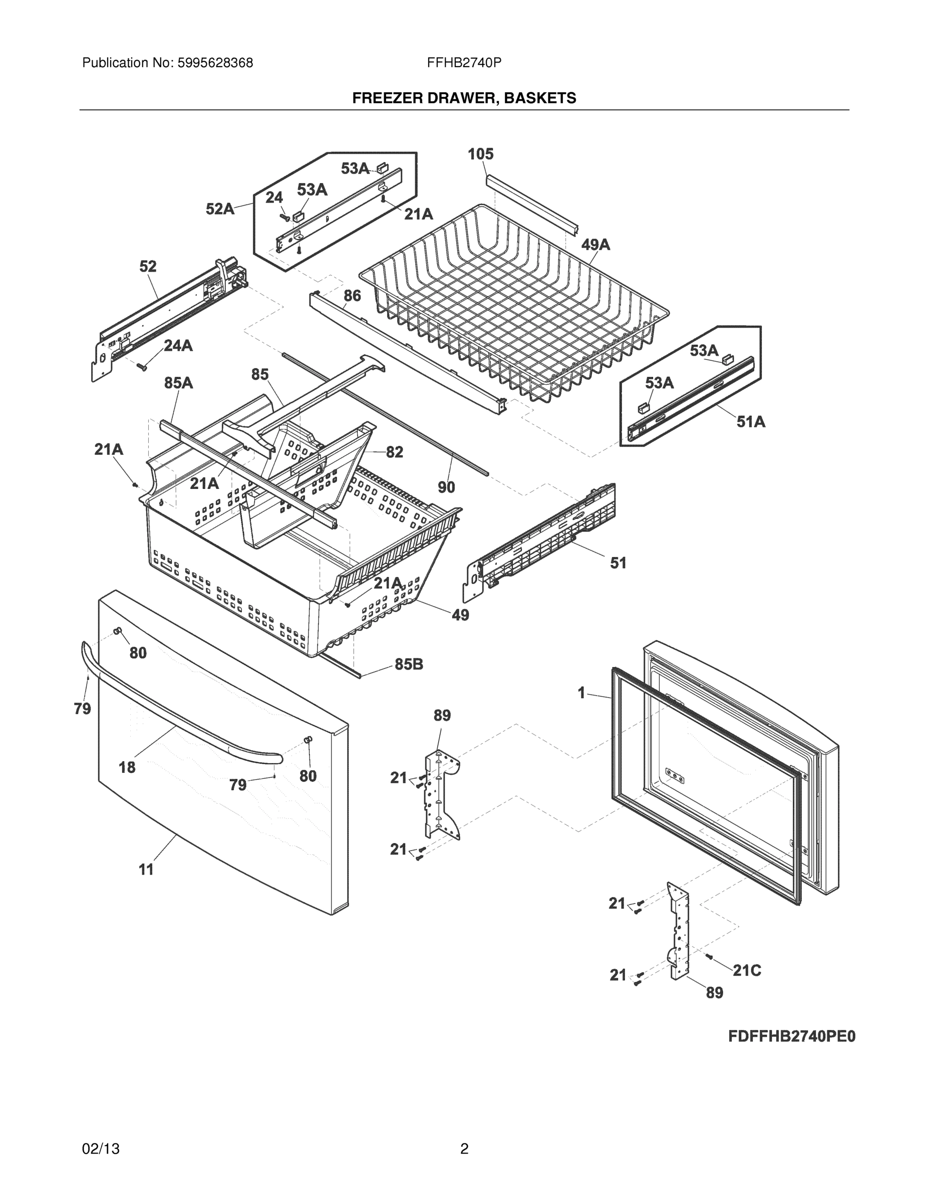 03 - FREEZER DRAWER, BASKETS