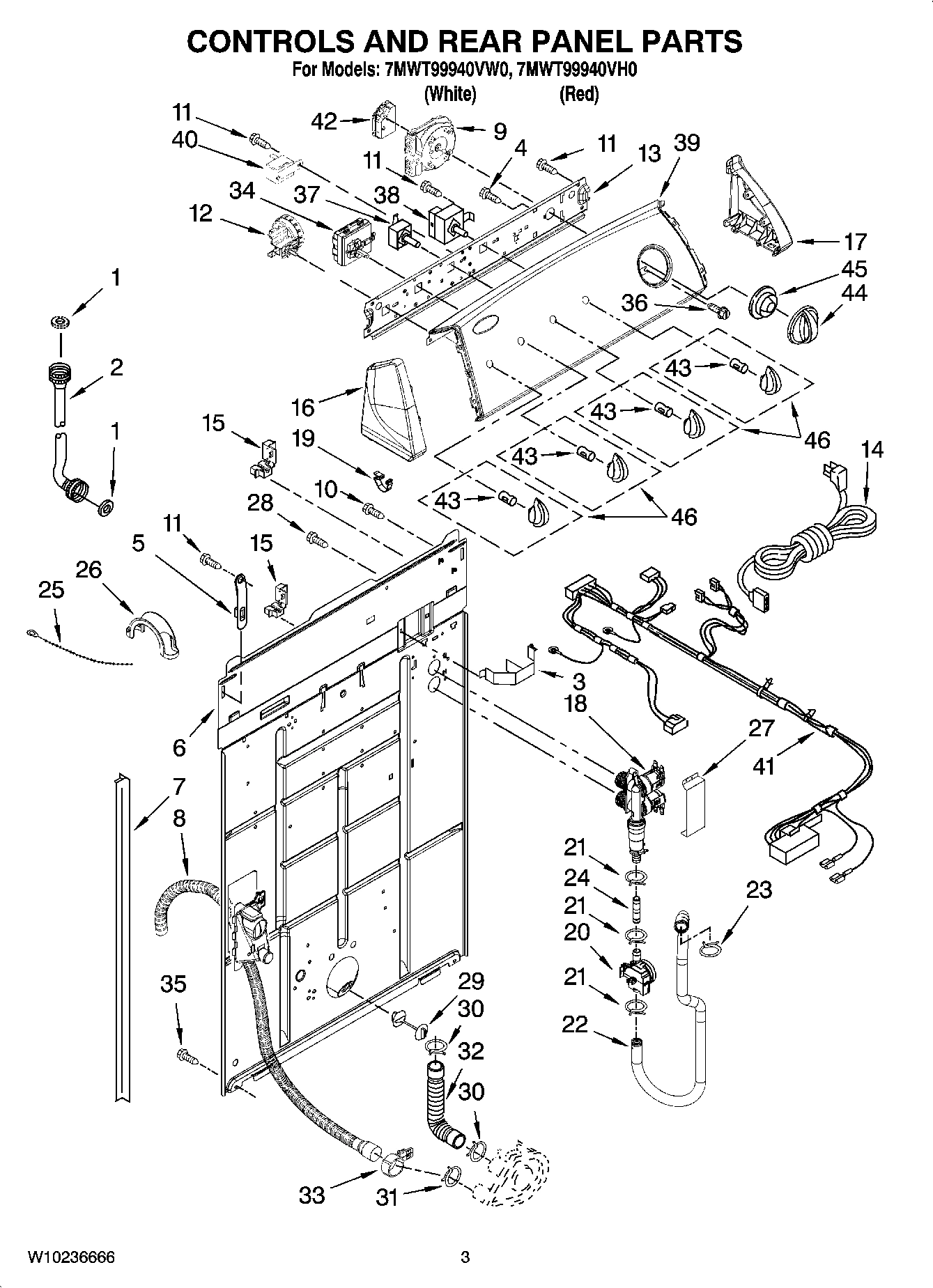02 - CONTROLS AND REAR PANEL PARTS