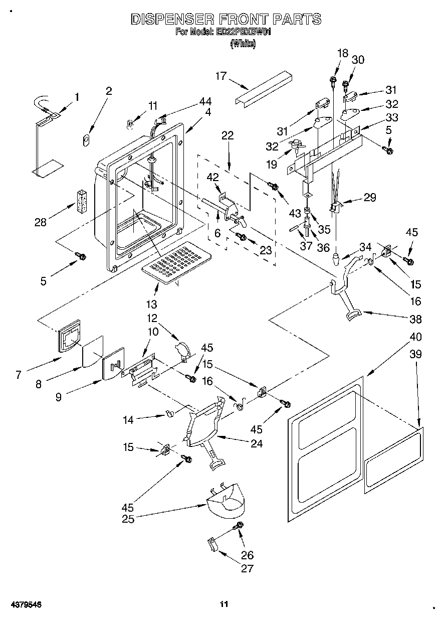 08 - DISPENSER FRONT