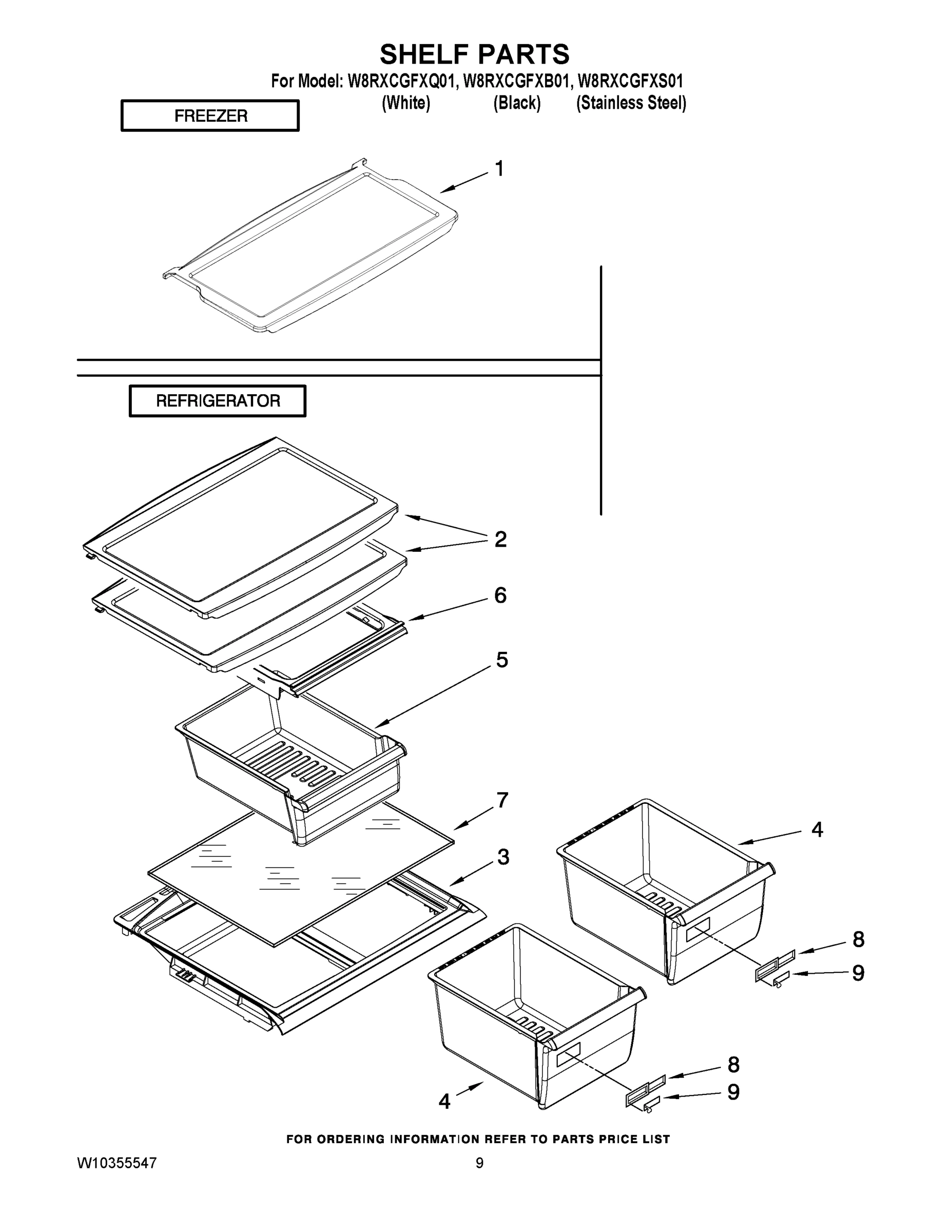 05 - SHELF PARTS