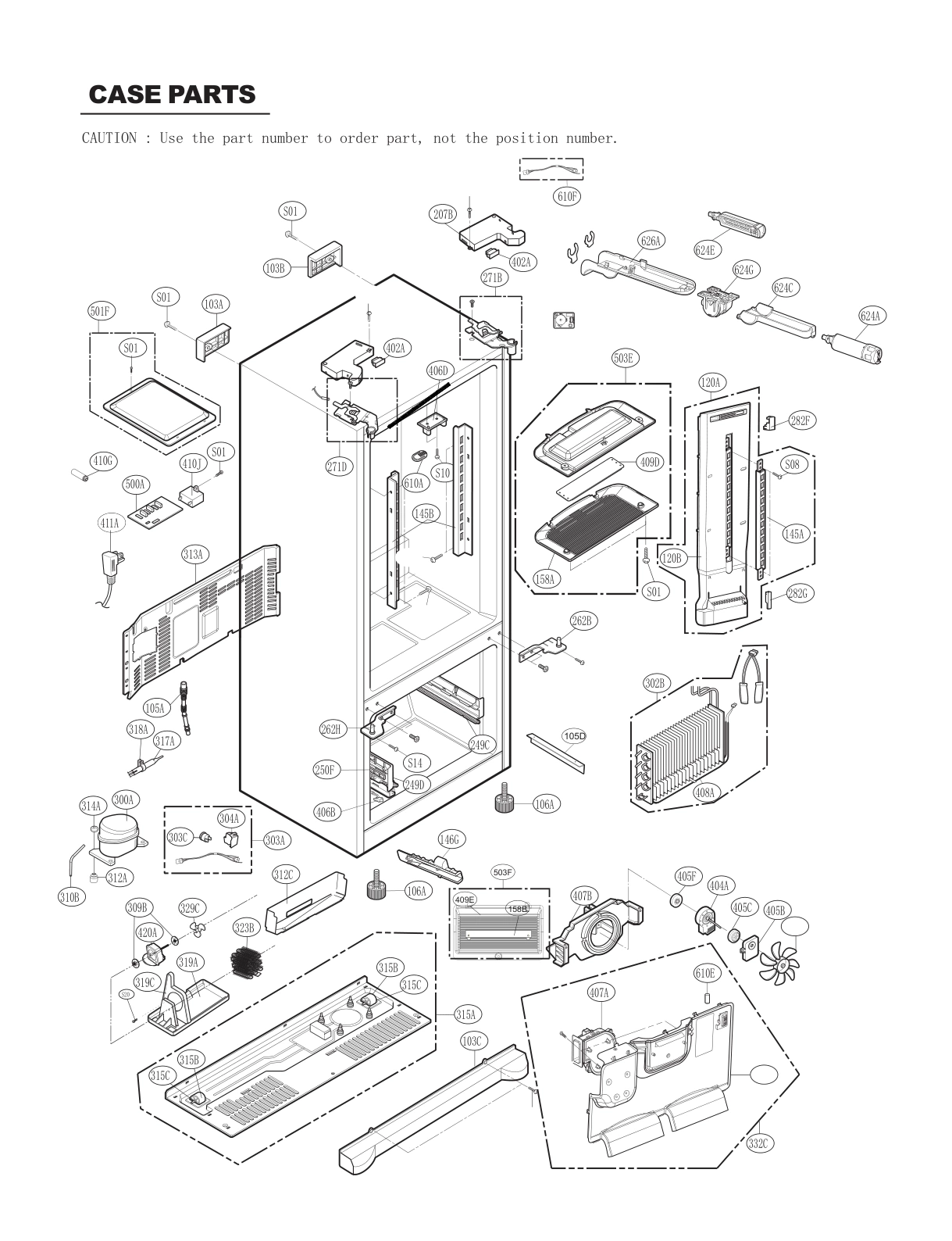 CASE PARTS