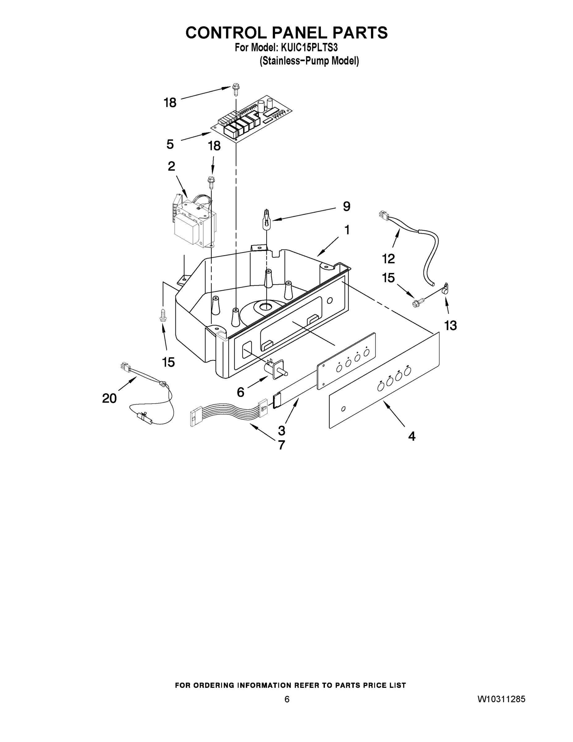 04 - CONTROL PANEL PARTS