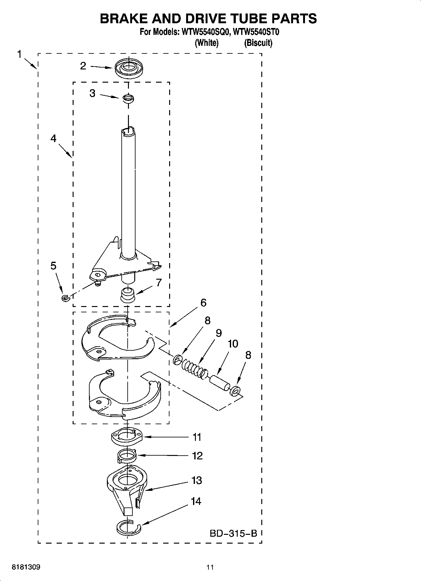 07 - BRAKE AND DRIVE TUBE PARTS