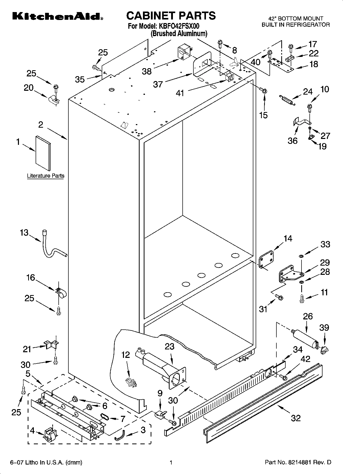 01 - CABINET PARTS