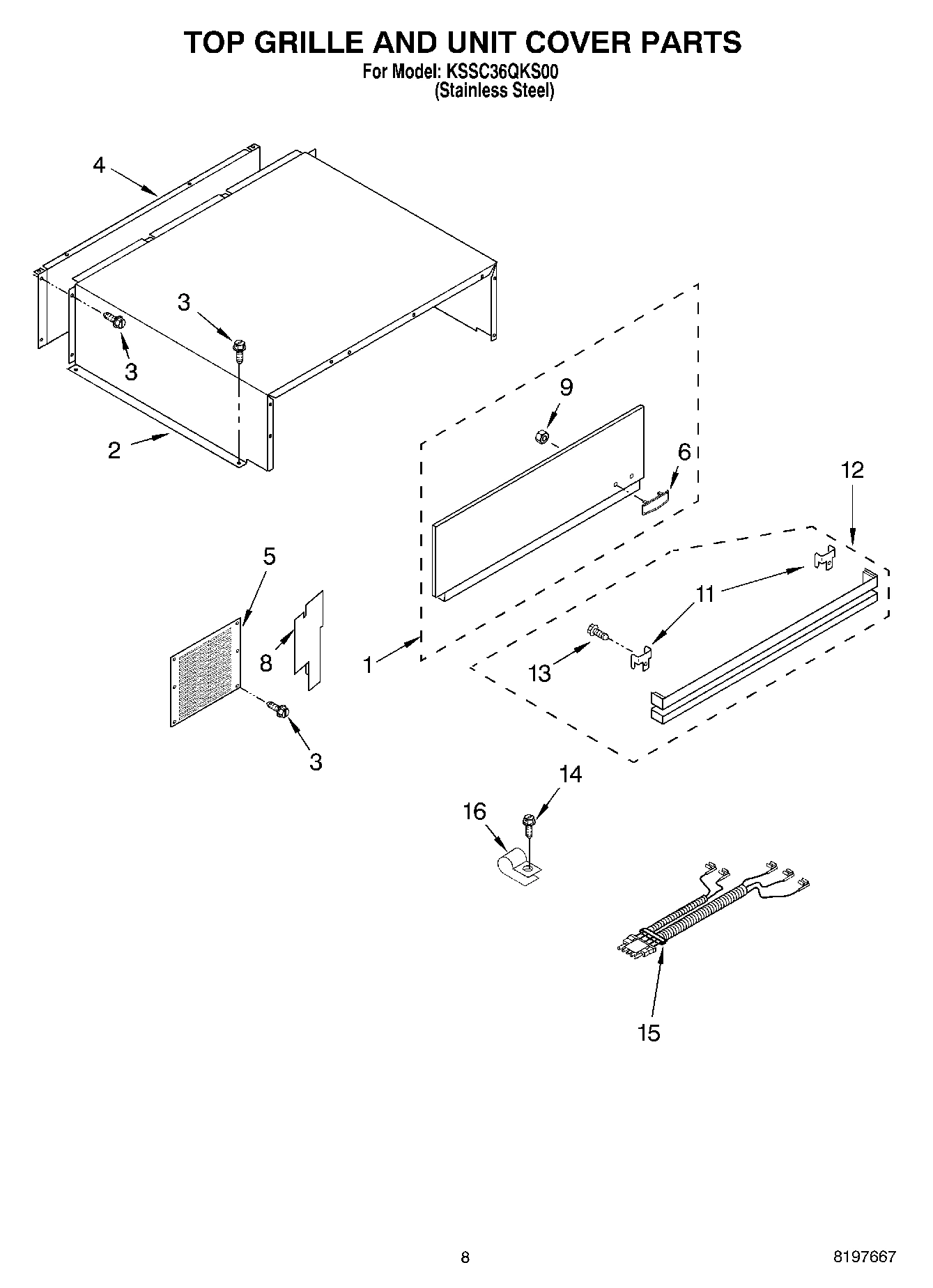 06 - TOP GRILLE & UNIT COVER