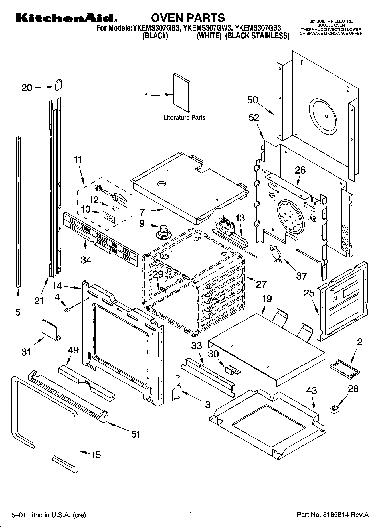 01 - OVEN PARTS