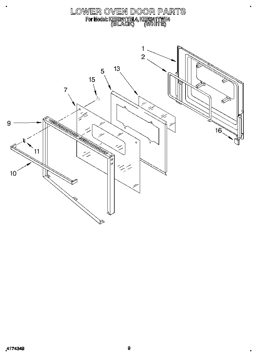 06 - LOWER OVEN DOOR
