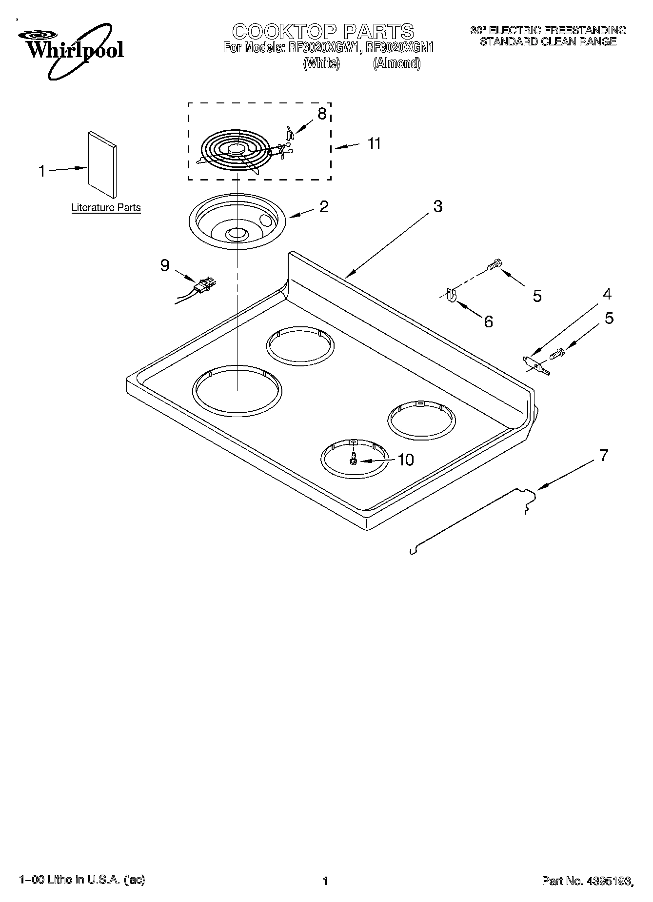 01 - COOKTOP, LITERATURE