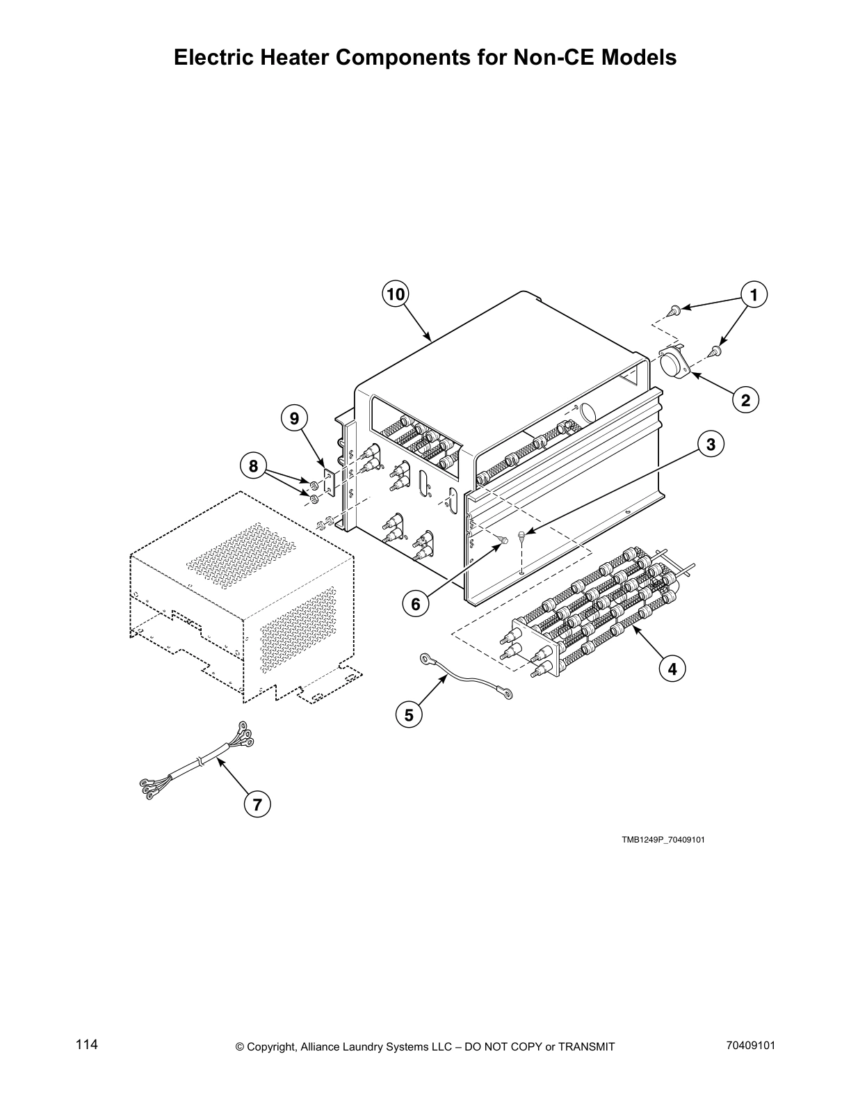 Electric Heater Components for Non-CE Models