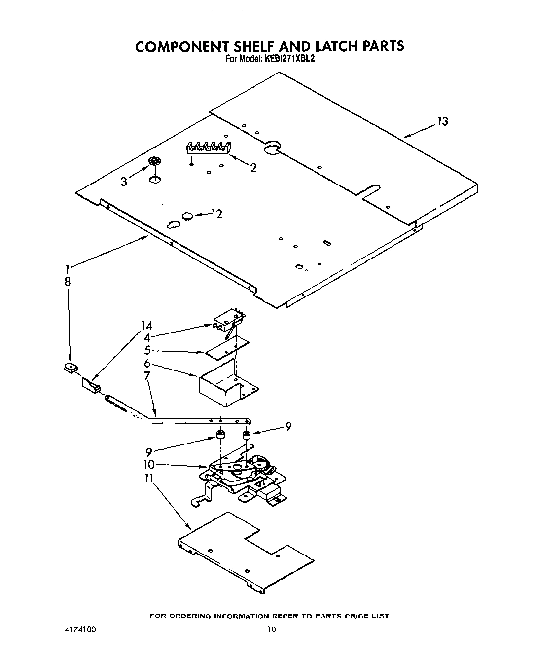 07 - COMPONENT SHELF AND LATCH