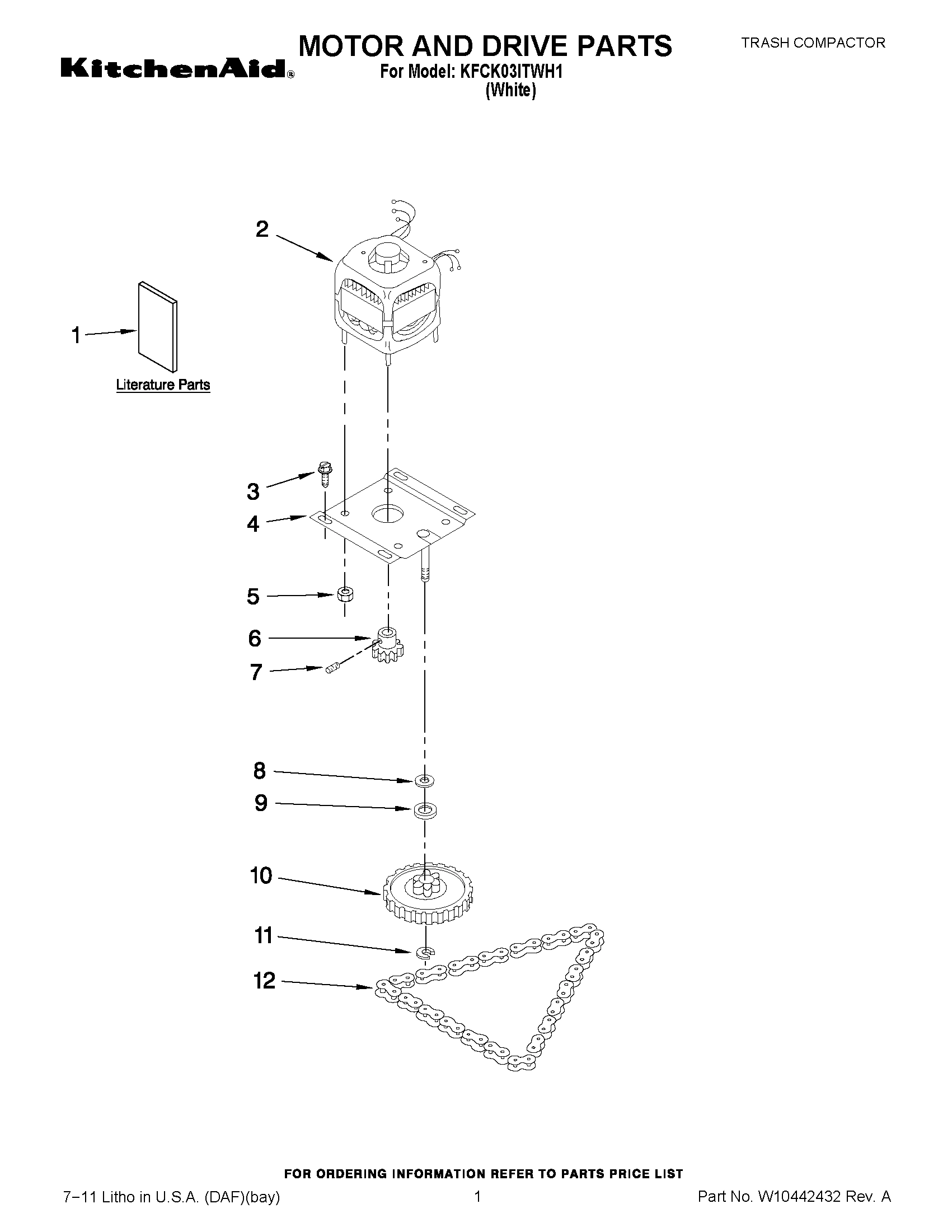 01 - MOTOR AND DRIVE PARTS