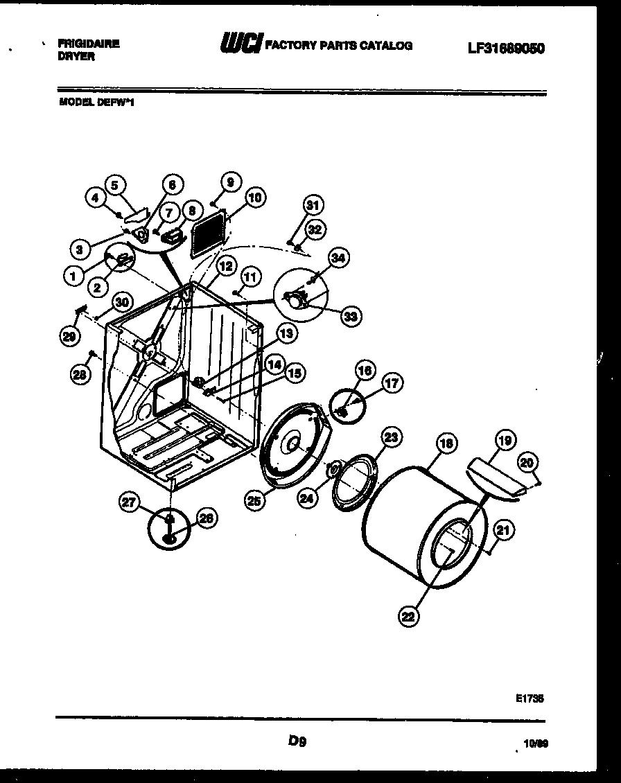 02 - CABINET AND COMPONENT PARTS