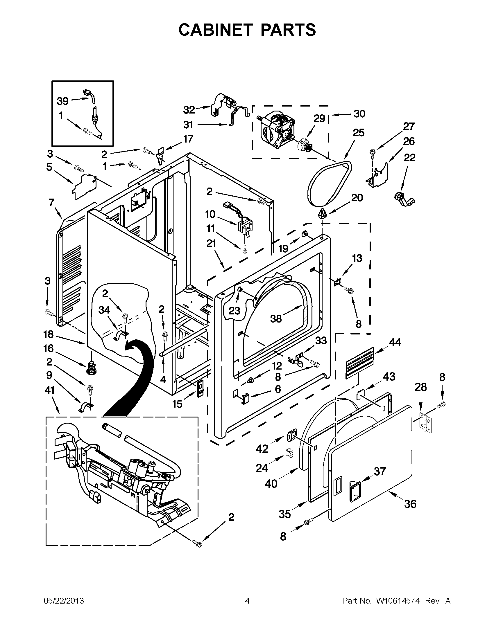 02 - CABINET PARTS