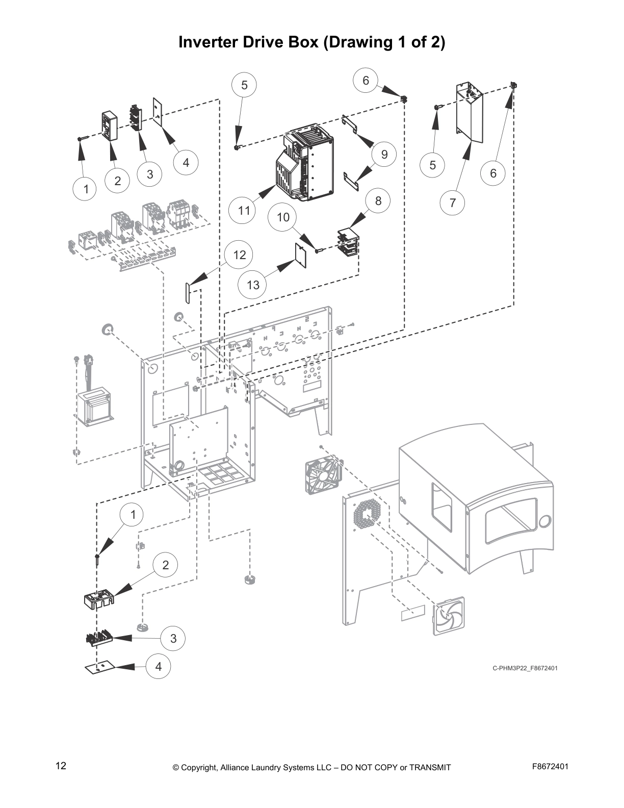 Inverter Drive Box (Drawing 1 of 2)