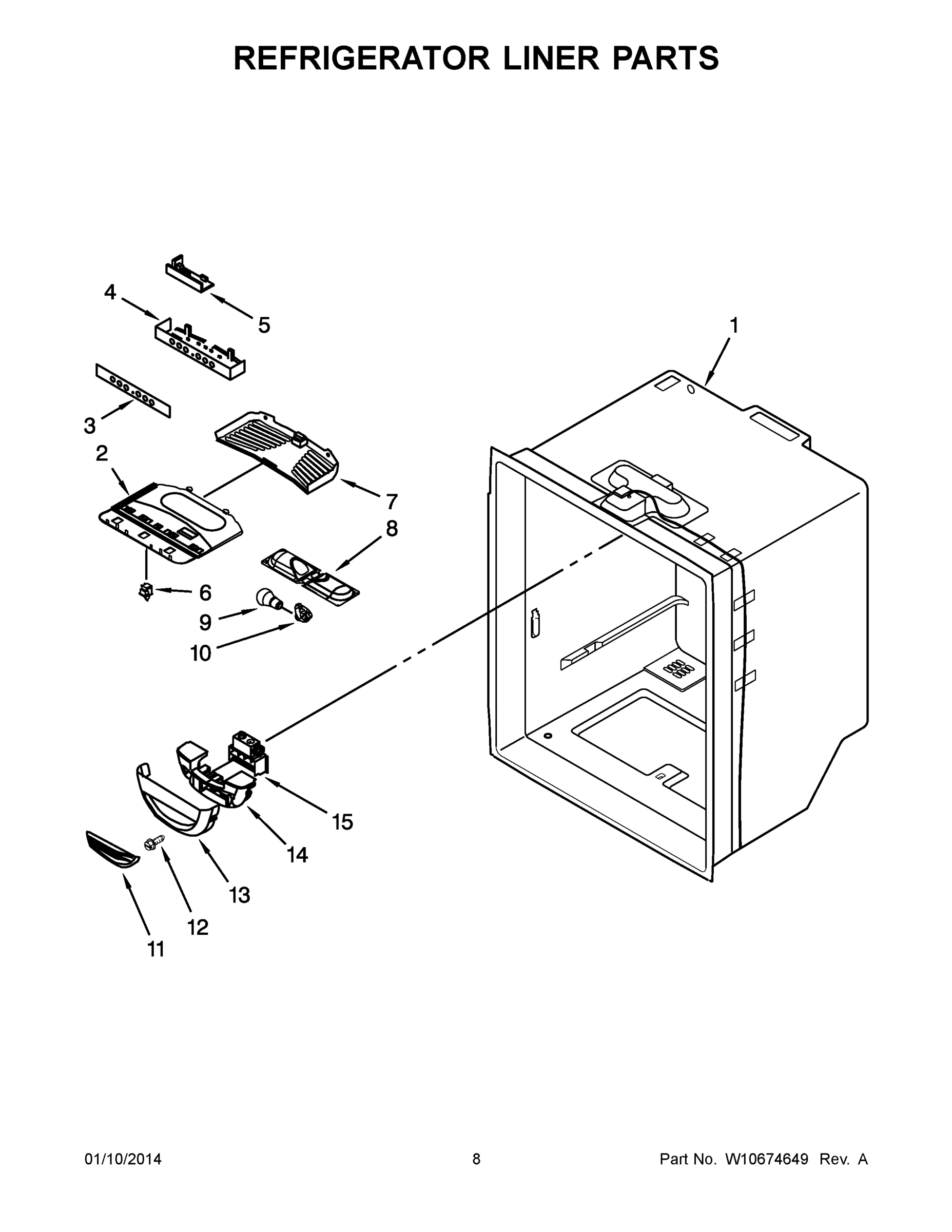 05 - REFRIGERATOR LINER PARTS