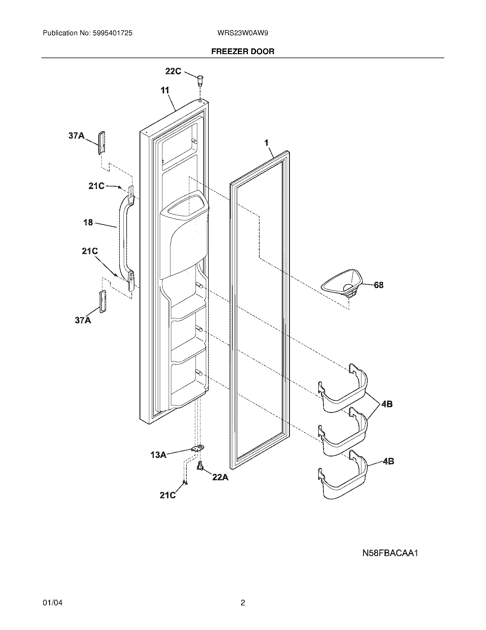03 - FREEZER DOOR
